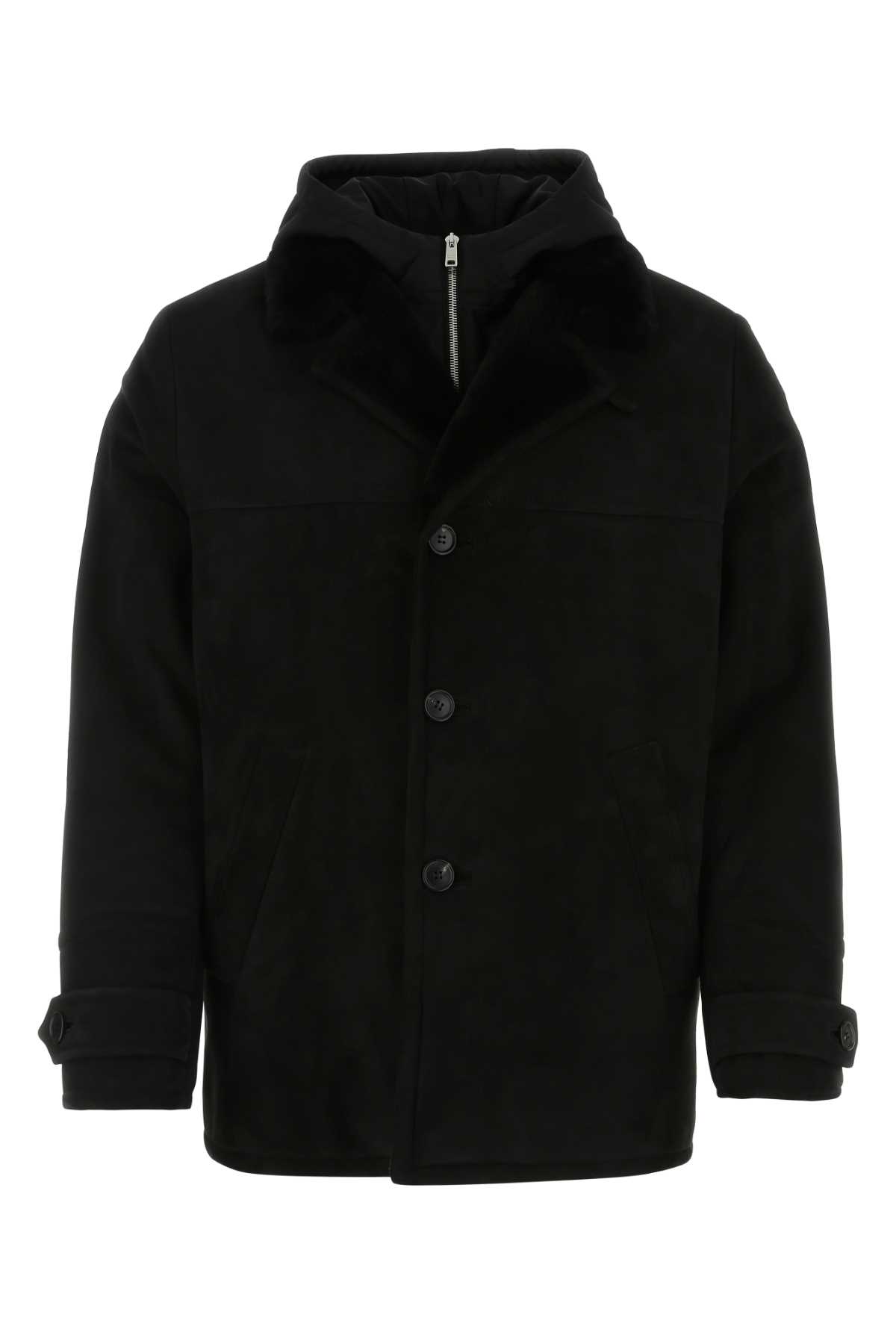Prada Black Shearling Jacket