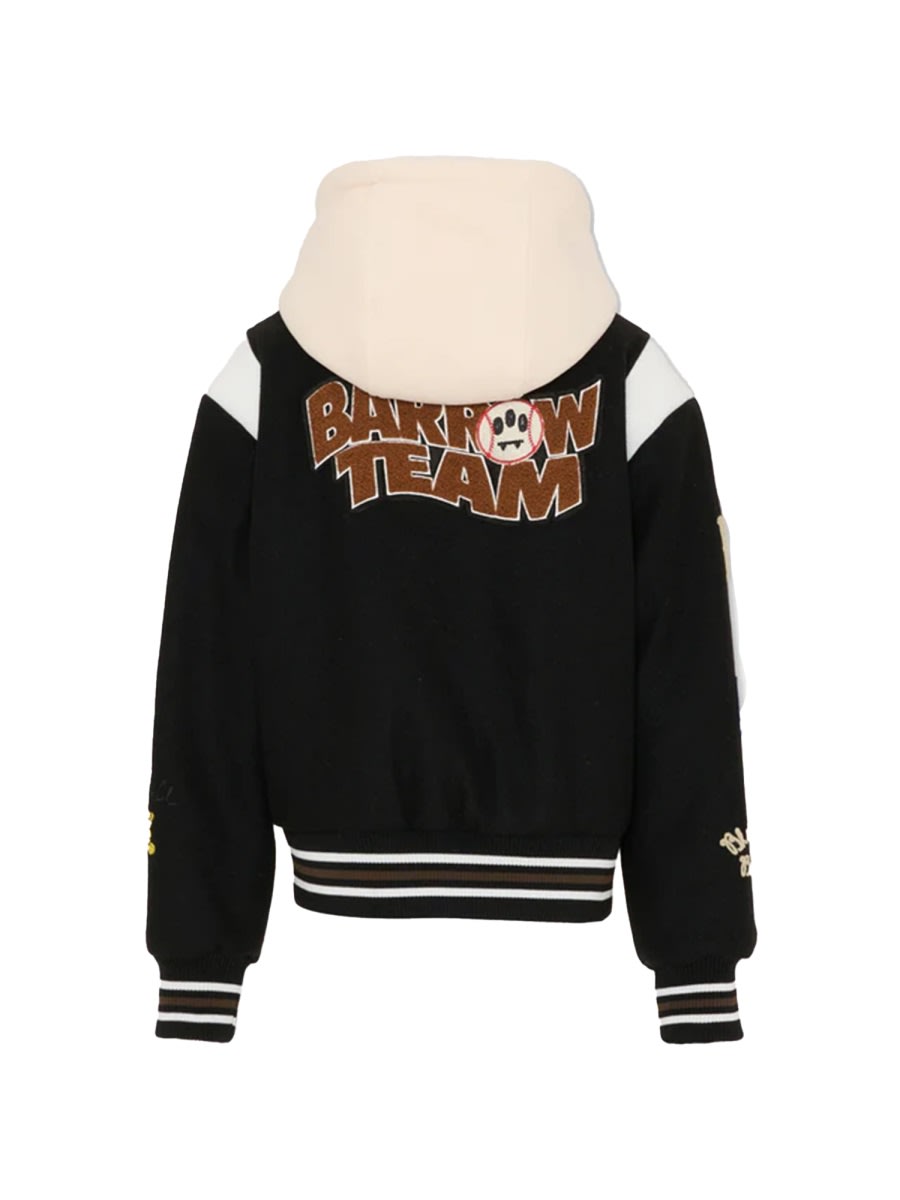 Barrow Collegiate Jacket In Black