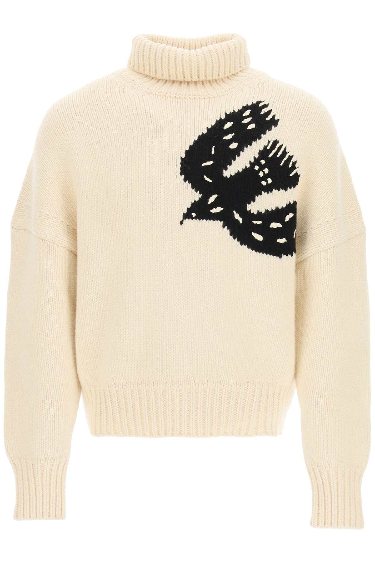 Alexander McQueen Knitted Sweater With Symbol