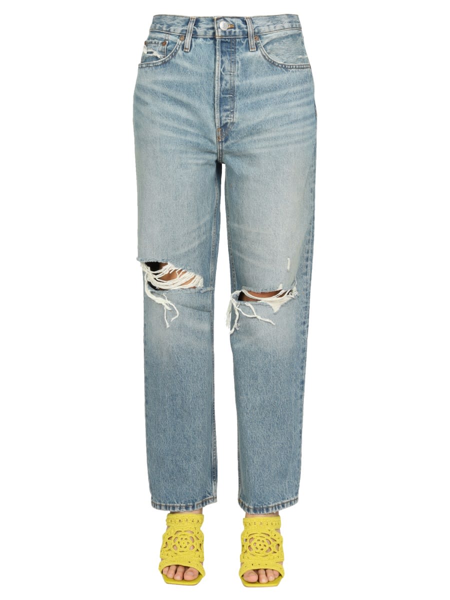Shop Re/done 90s Jeans In Denim