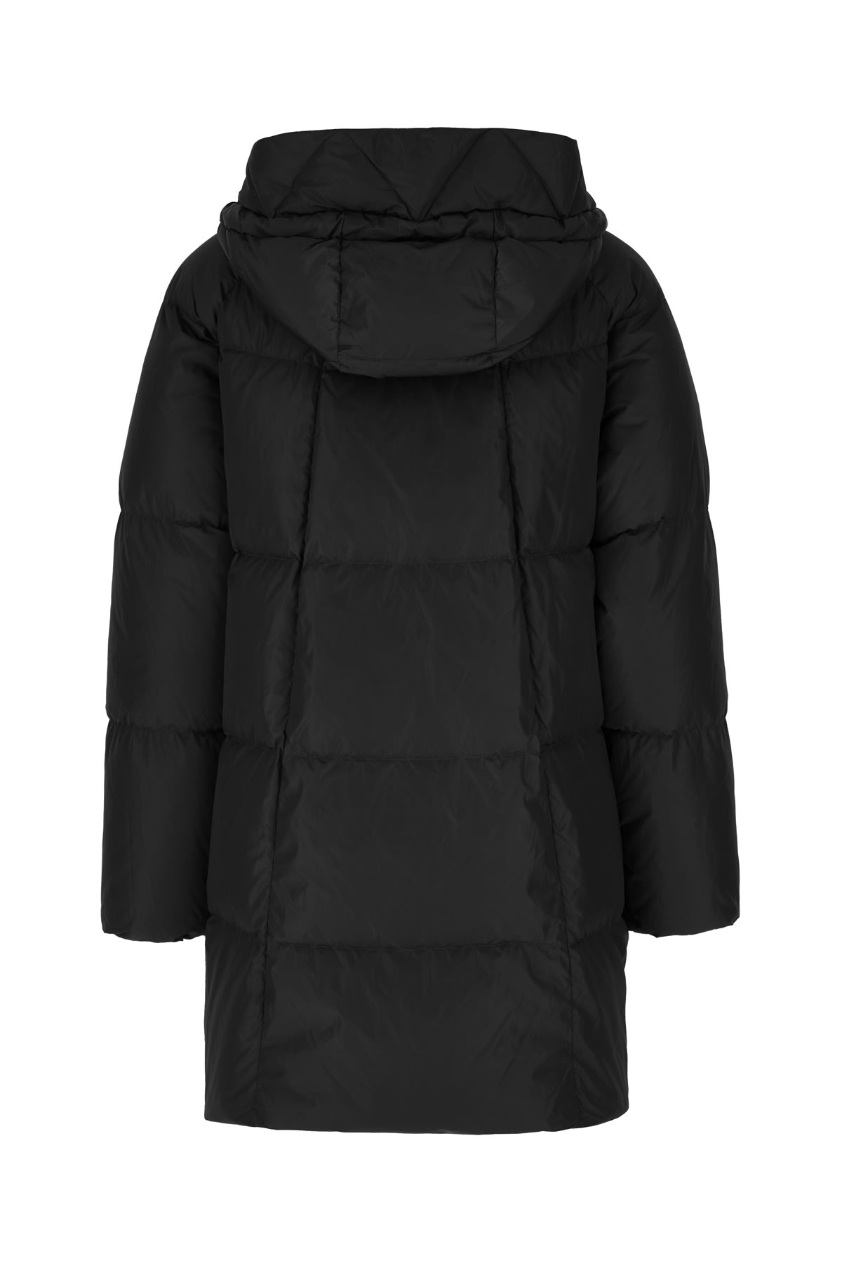 Shop Weekend Max Mara Black Nylon Down Jacket In Nero