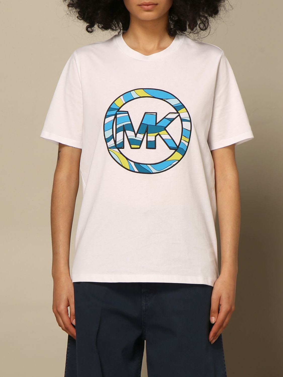 Michael Michael Kors T-shirt Michael Michael Kors T-shirt With Mk Logo