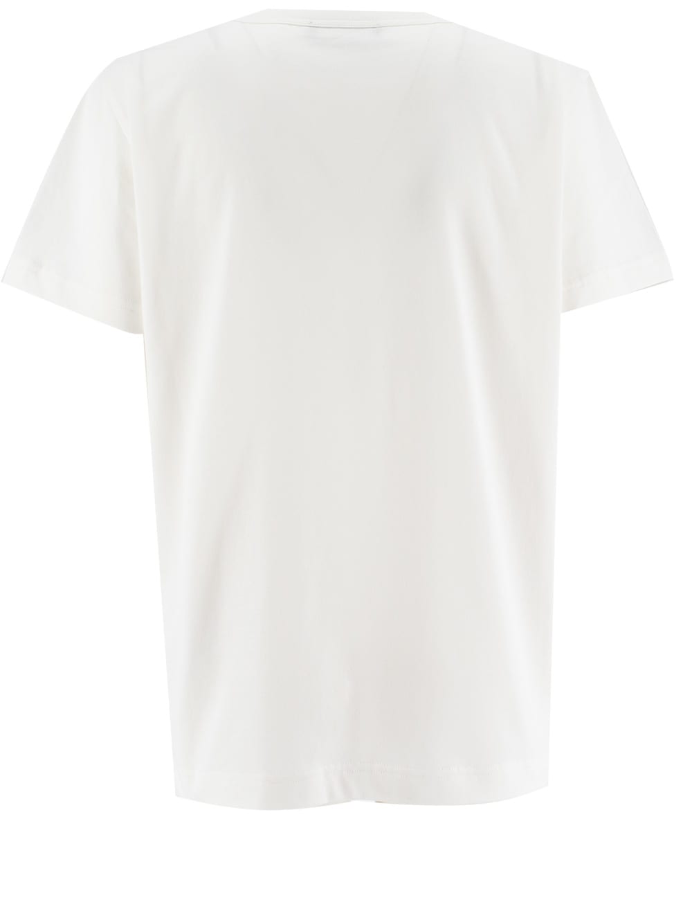Shop Fabiana Filippi Cotton T-shirt In Bianco