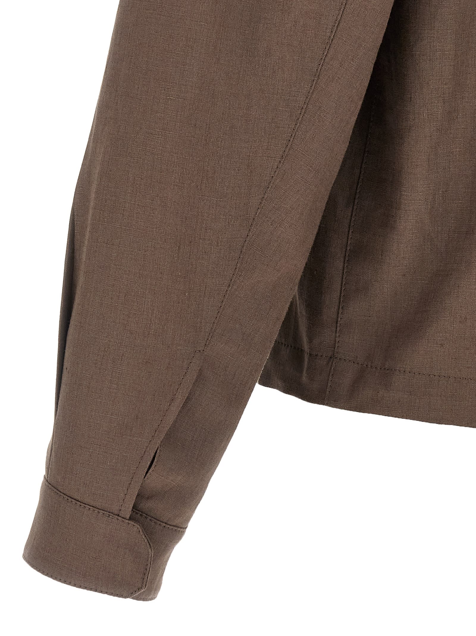 ZEGNA LINEN OASIS BLOUSON