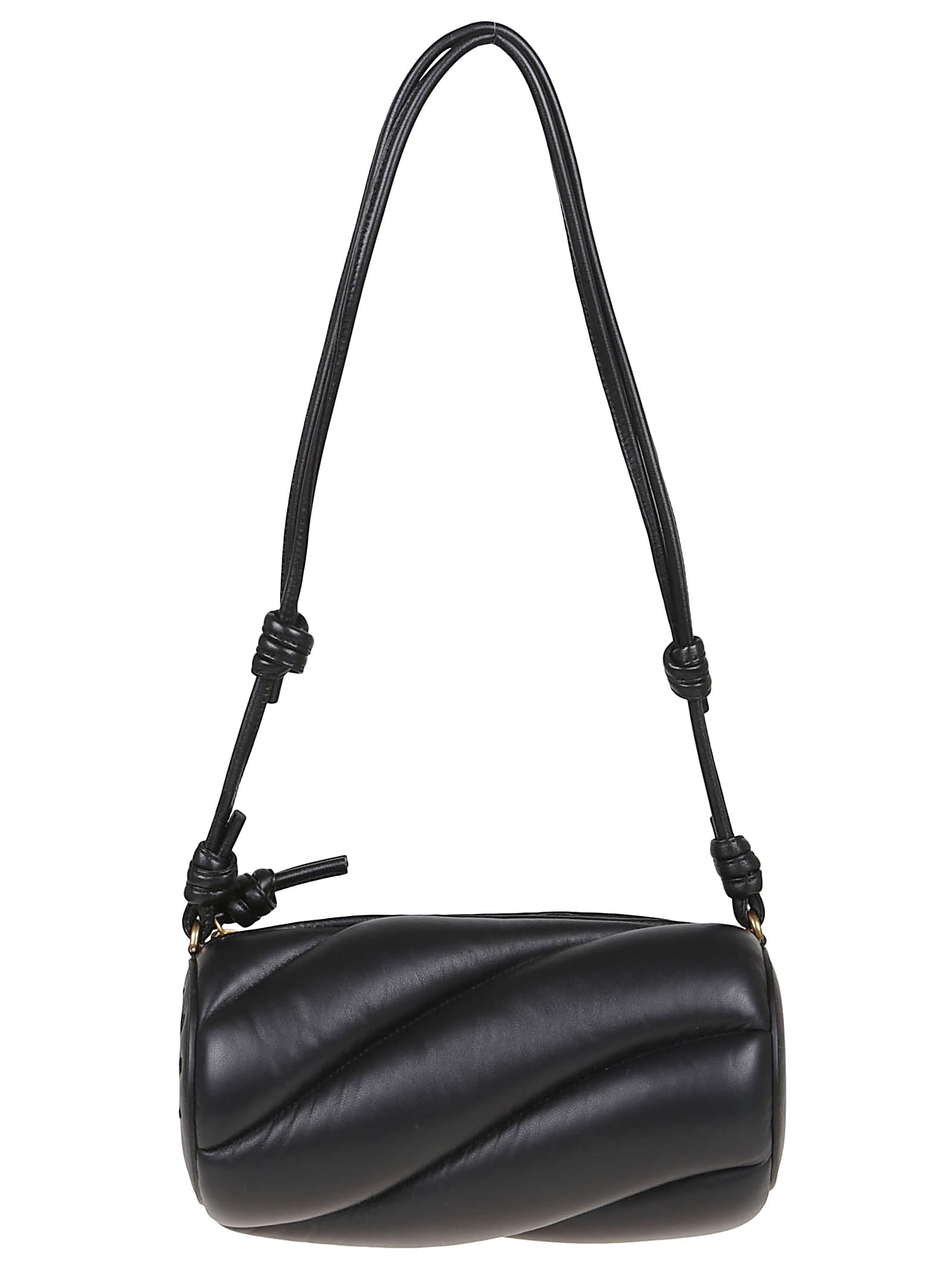 Fiorucci Black Leather Mella Bag In Black