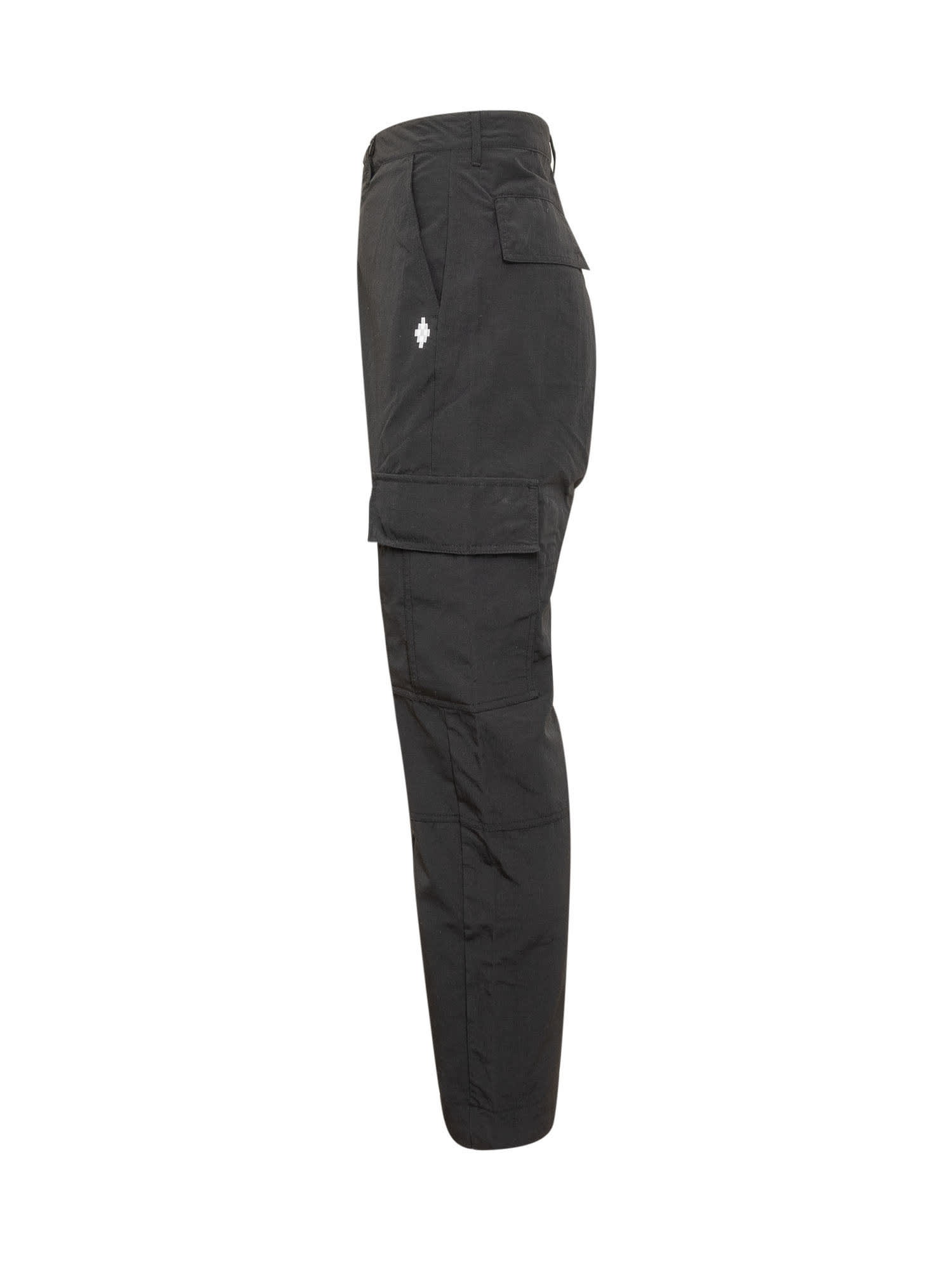 Shop Marcelo Burlon County Of Milan Cargo Pants In Black