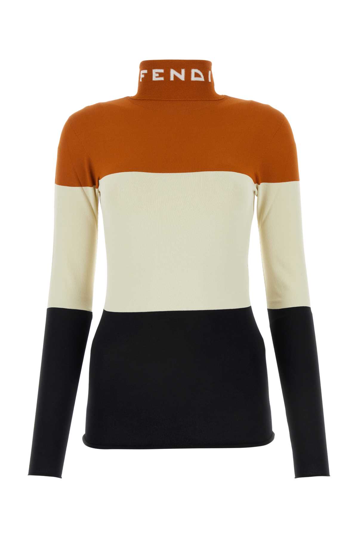 Shop Fendi Multicolor Viscose Blend Sweater In Multimattone
