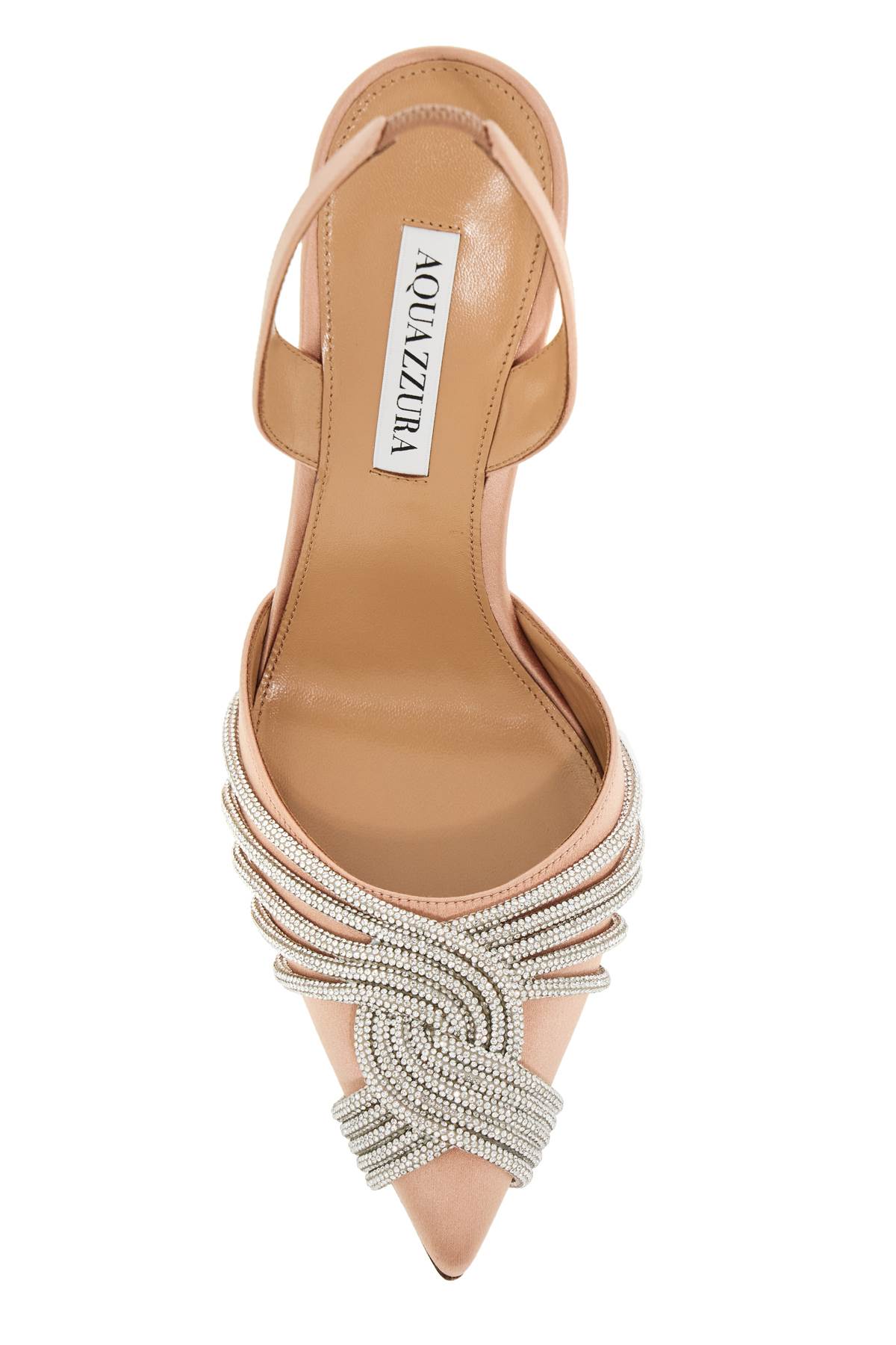 Shop Aquazzura Gatsby Sling Pumps In Poudre