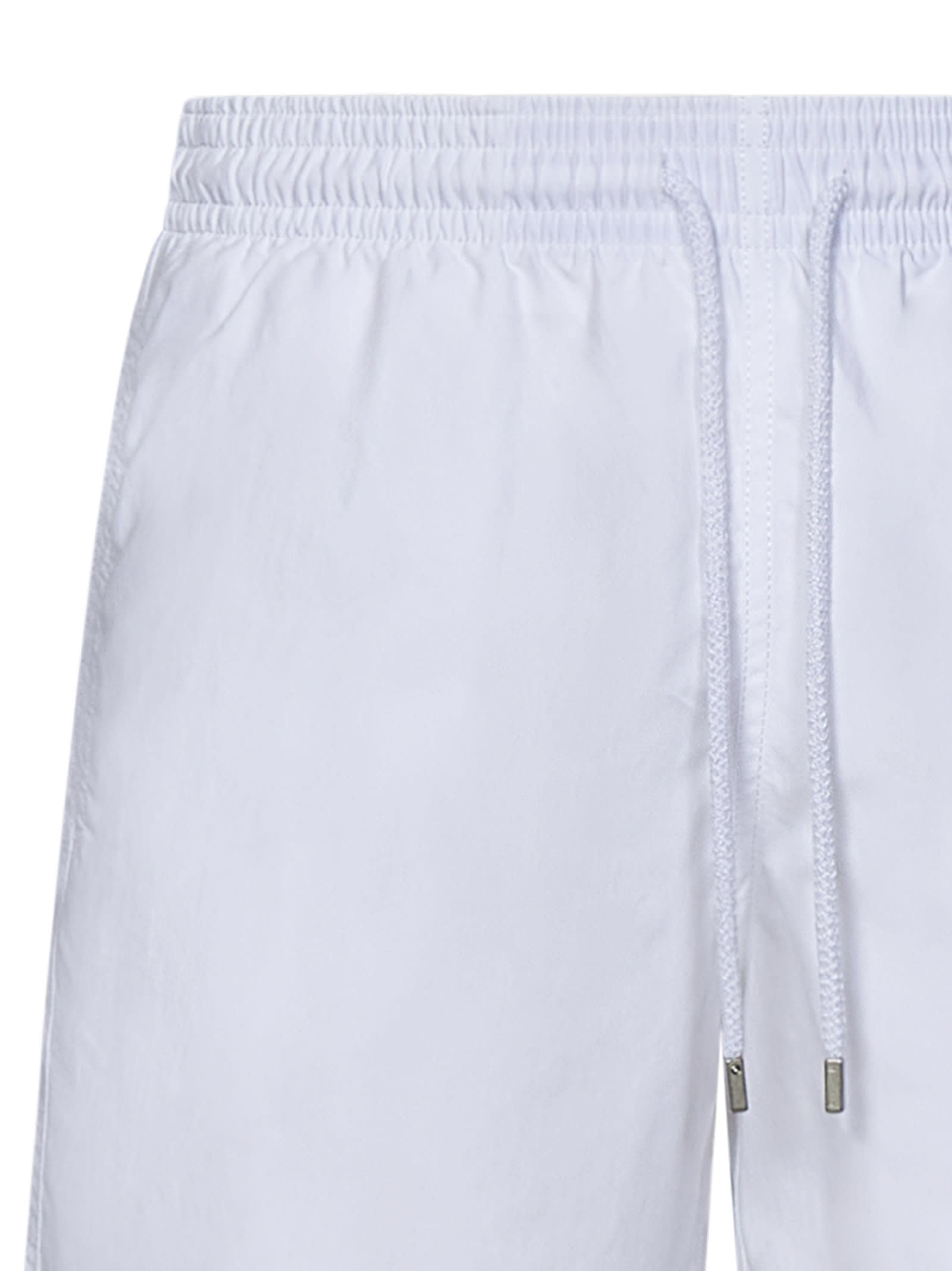 Vilebrequin Moorea Swim Shorts With Elastic Waistband In Noir