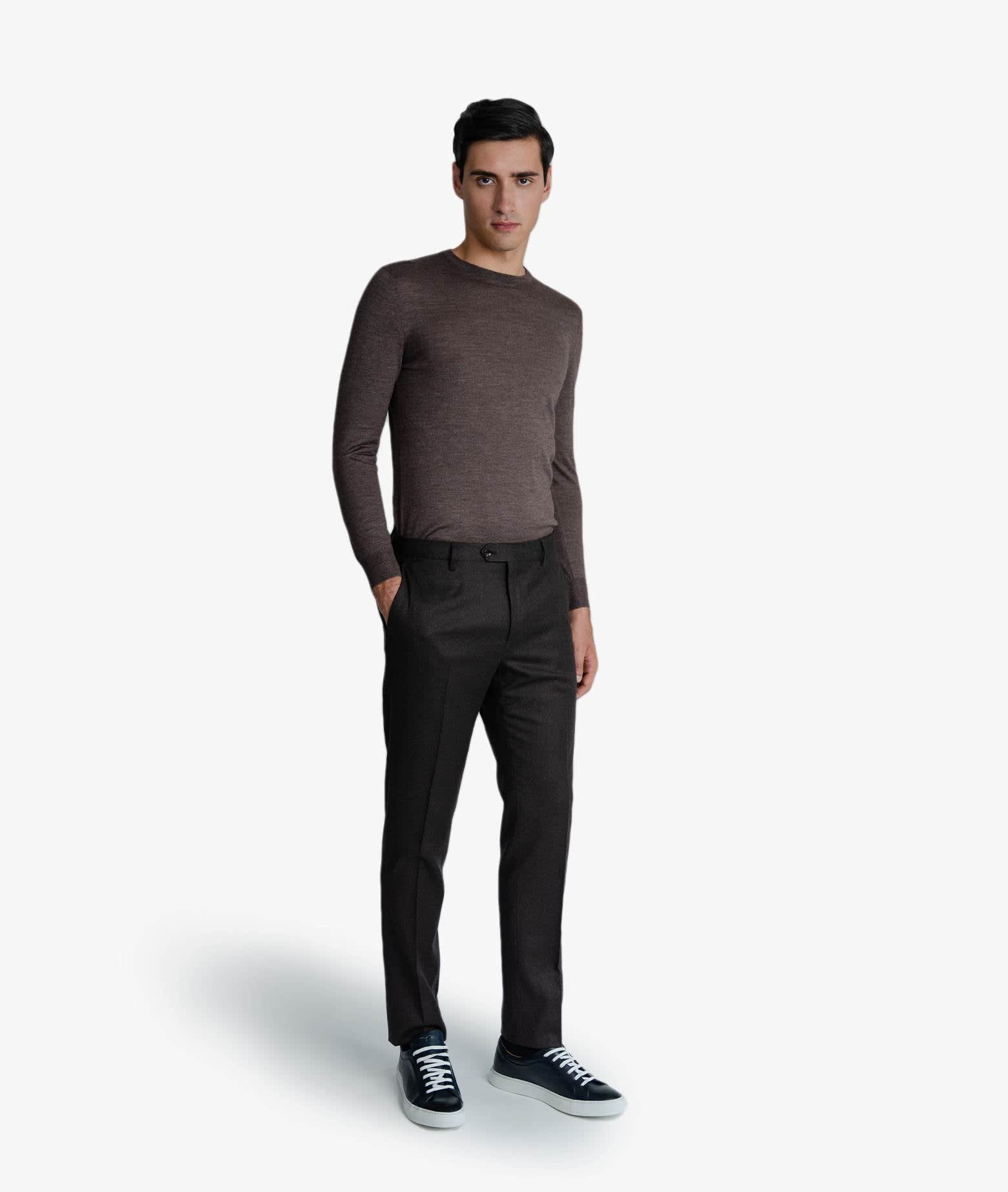 Larusmiani Trousers Palace Pants In Brown