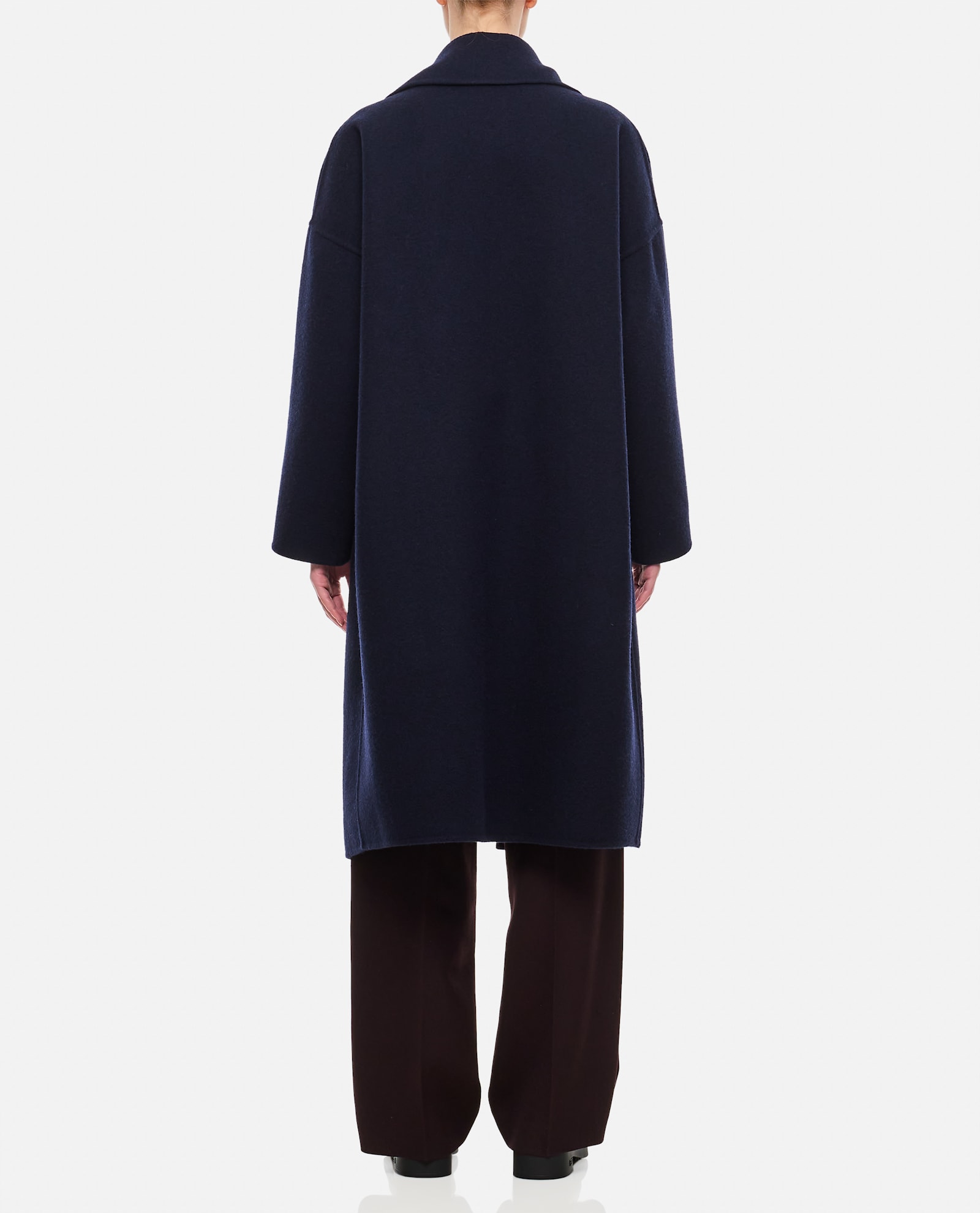 Shop Dušan Oversized Coat In Blue