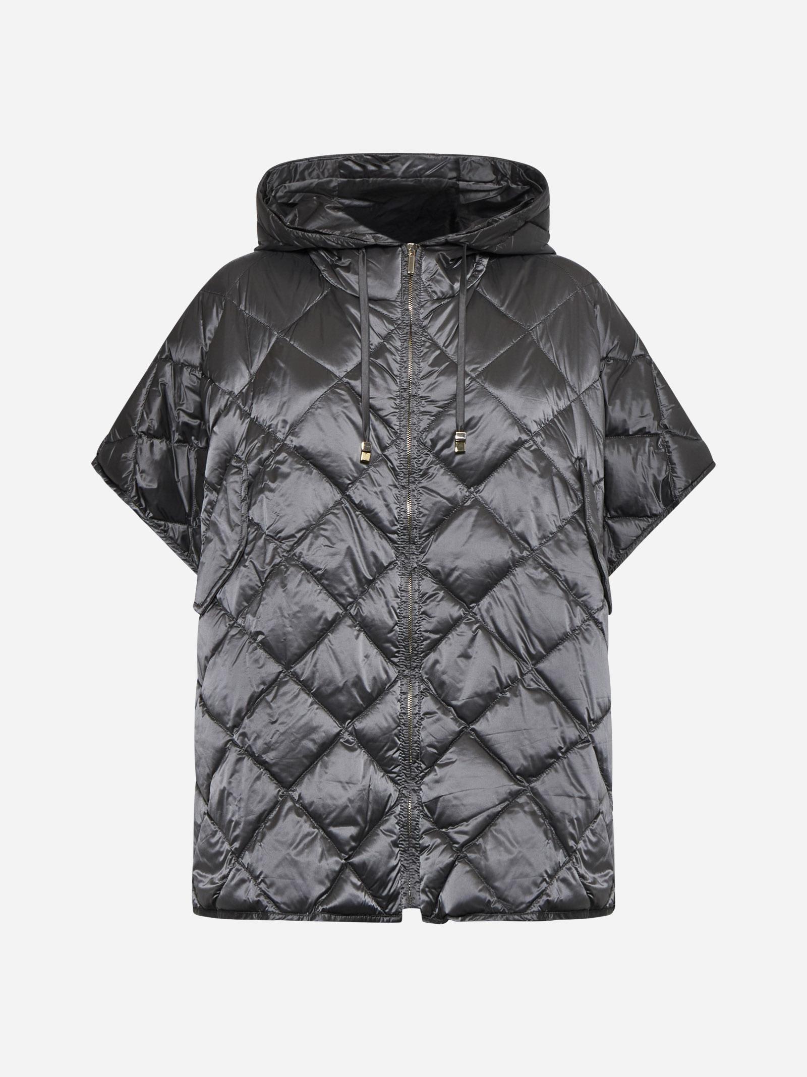 Treman Quilted Nylon Down Cape