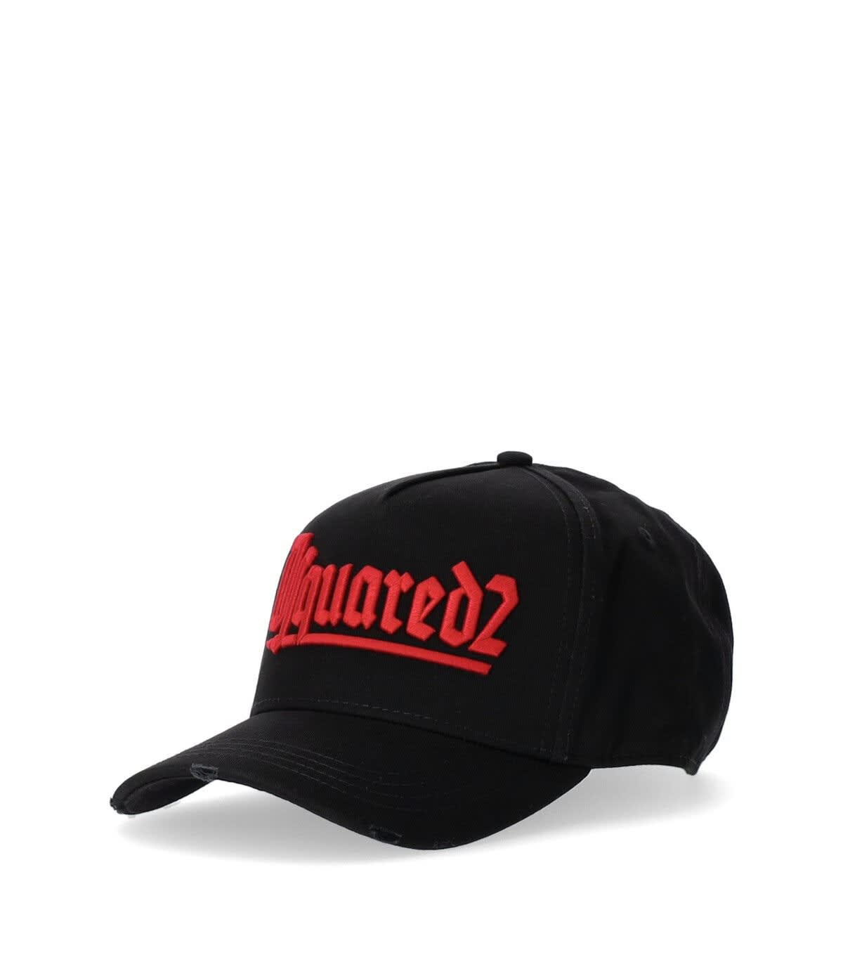 Dsquared2 Embroidered-logo Baseball Cap In Nero