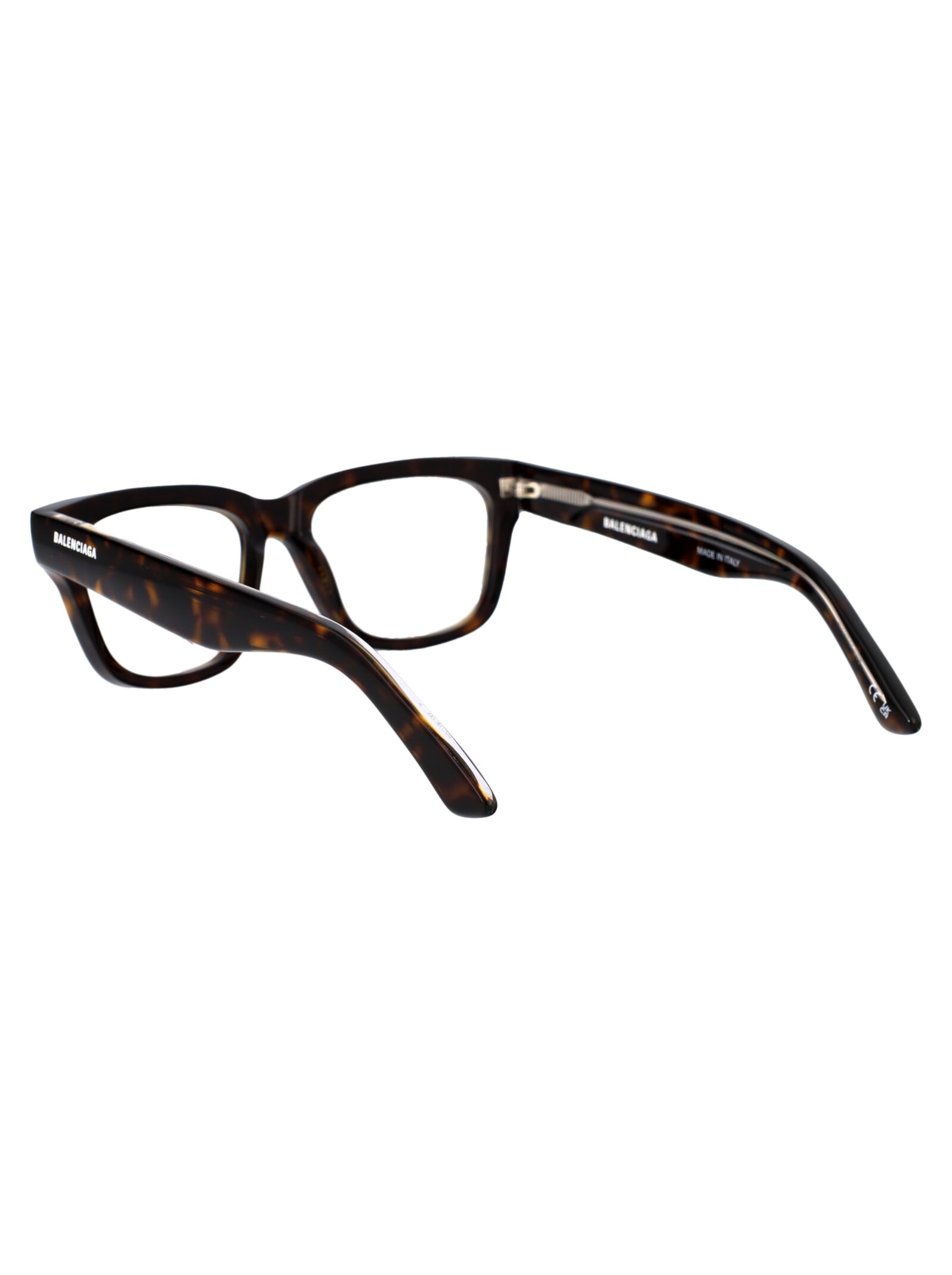 Shop Balenciaga Bb0343o Glasses In 002 Havana Havana Transparent