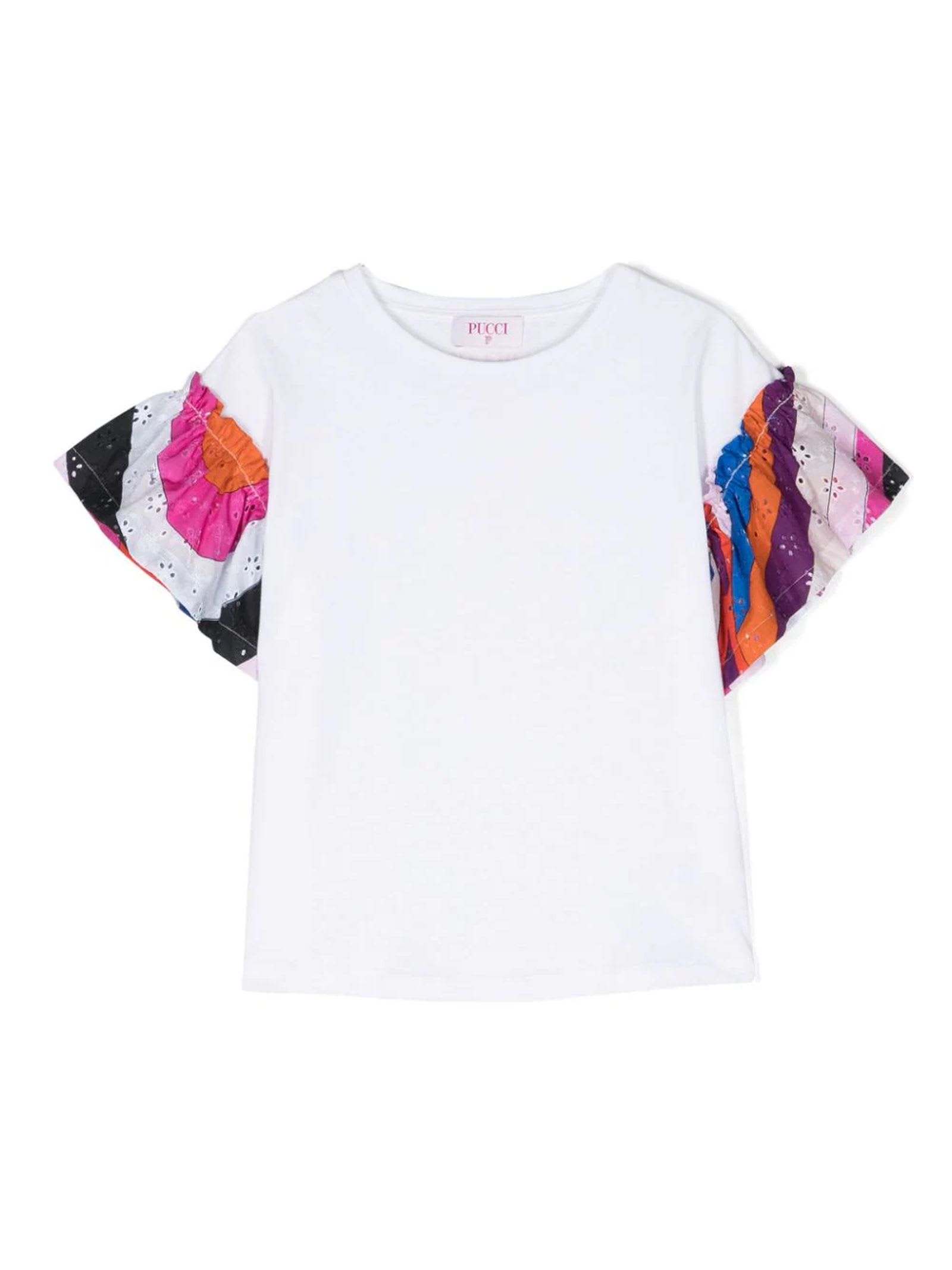 Shop Pucci Emilio  T-shirts And Polos White
