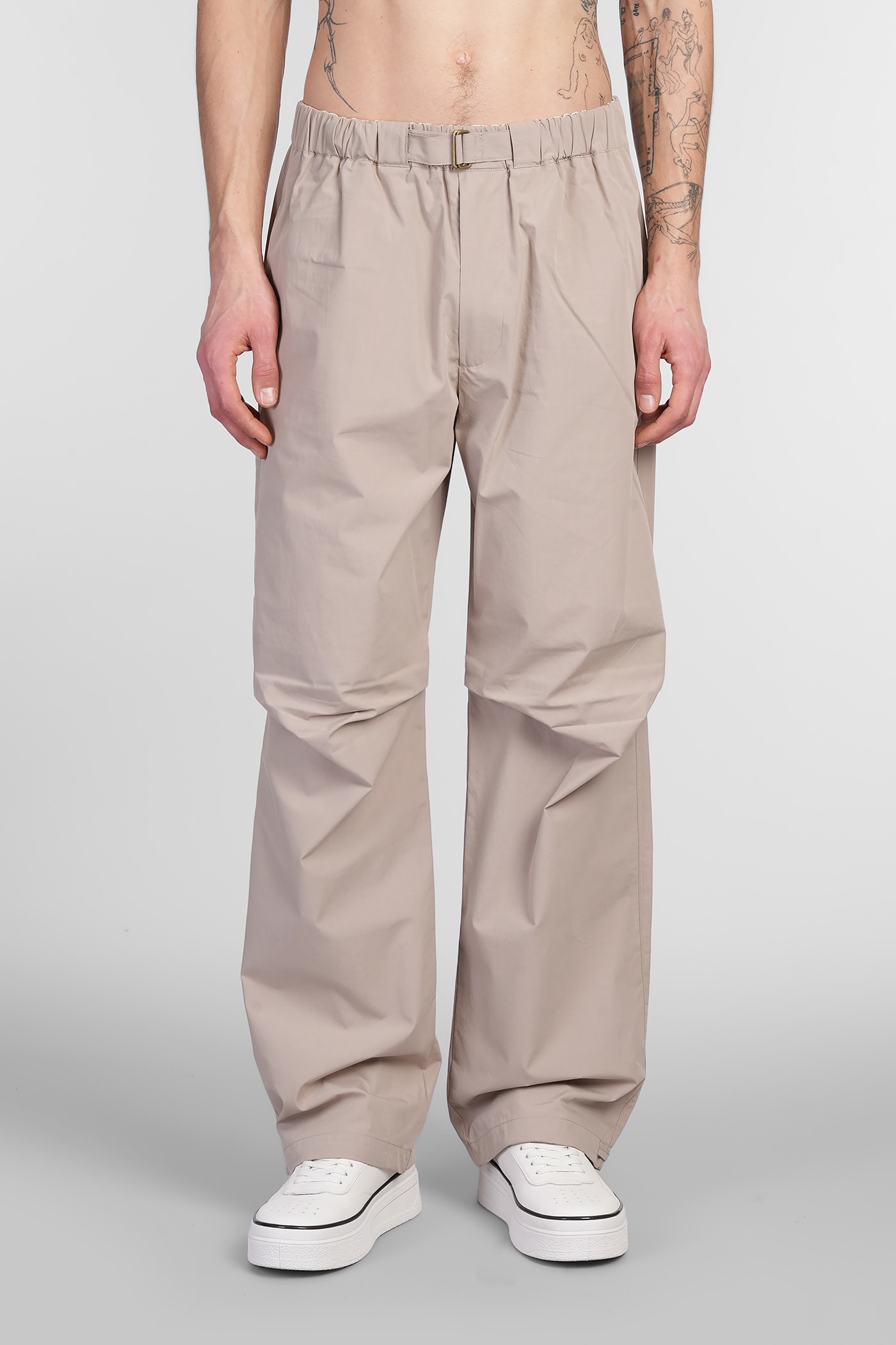 Jordan Pants In Beige Cotton