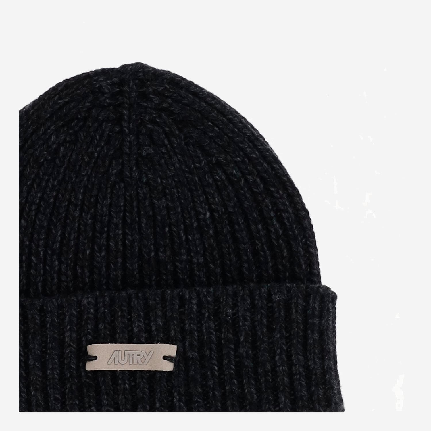 Autry Wool Beanie With Logo In Black