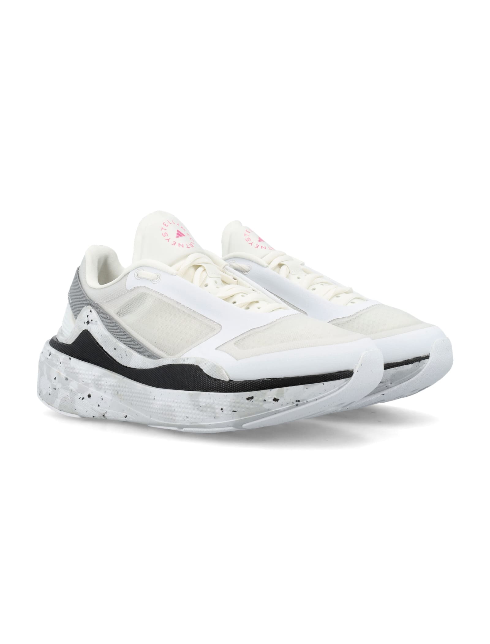 Shop Adidas By Stella Mccartney Womans Eartlight Mesh Running Shoes In White