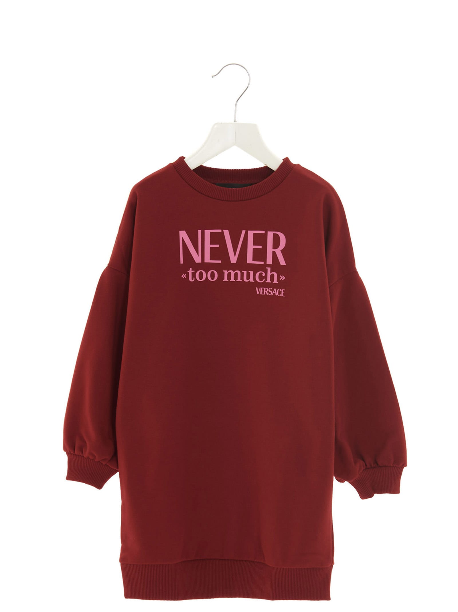 Shop Versace Never Too Much Sweatshirt In Red