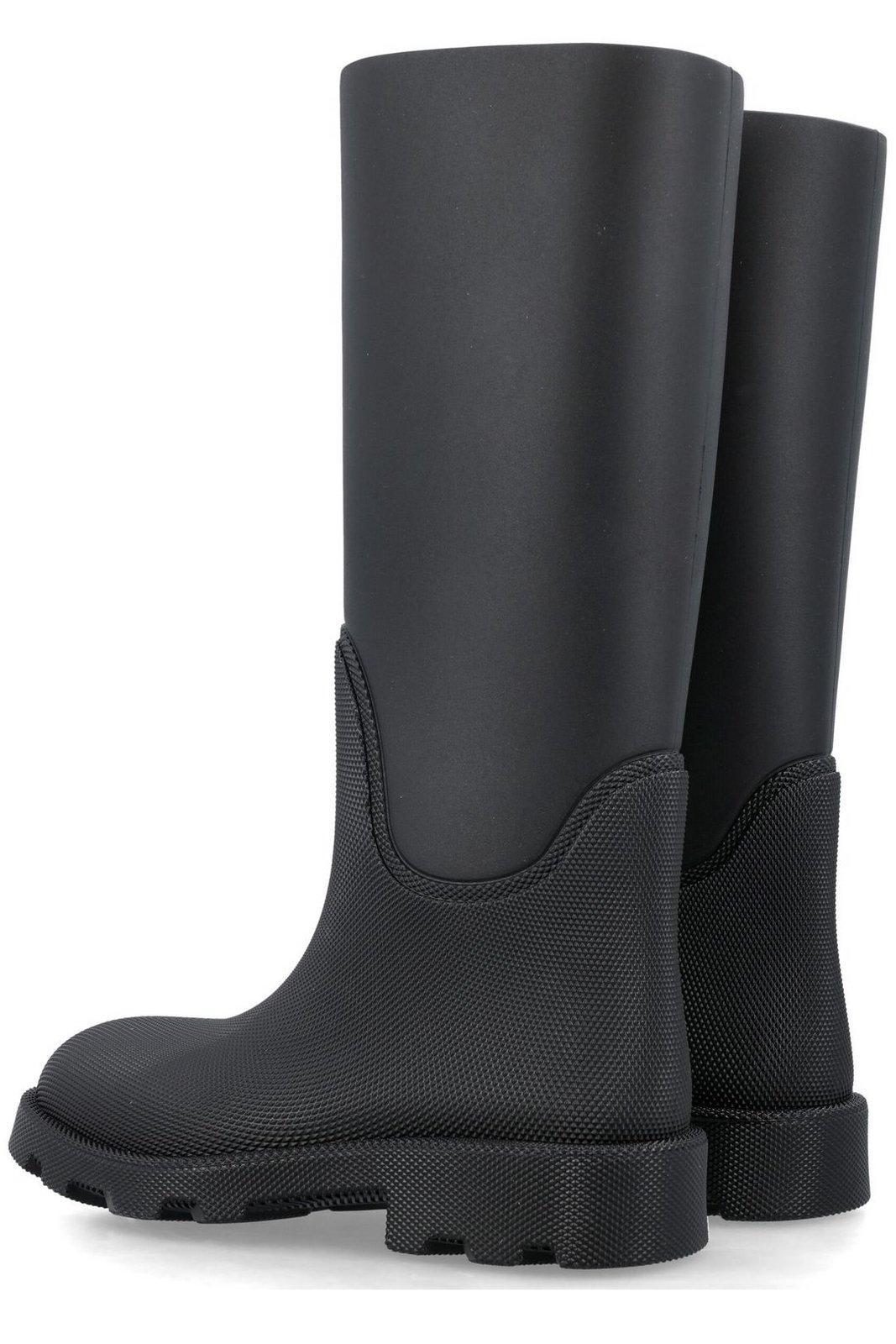 Shop Burberry Marsh Water-resistant Boots In Black