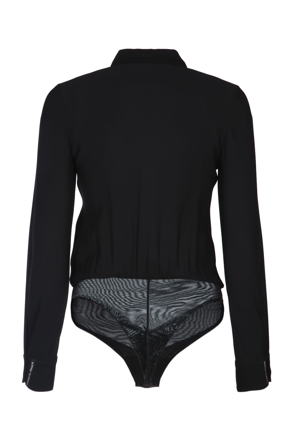 Elisabetta Franchi Camicia Body In Black