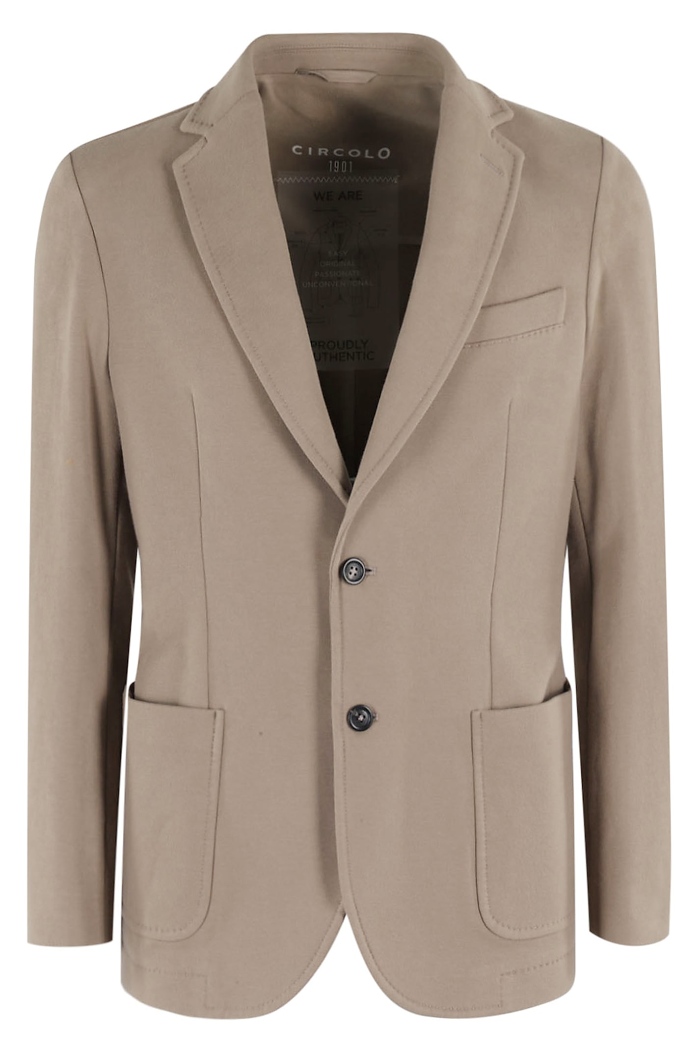 Giacca 1 Petto Jersey Mano Cashmere