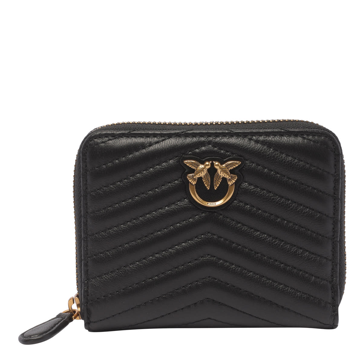 Shop Pinko Taylor Zip Wallet In Black