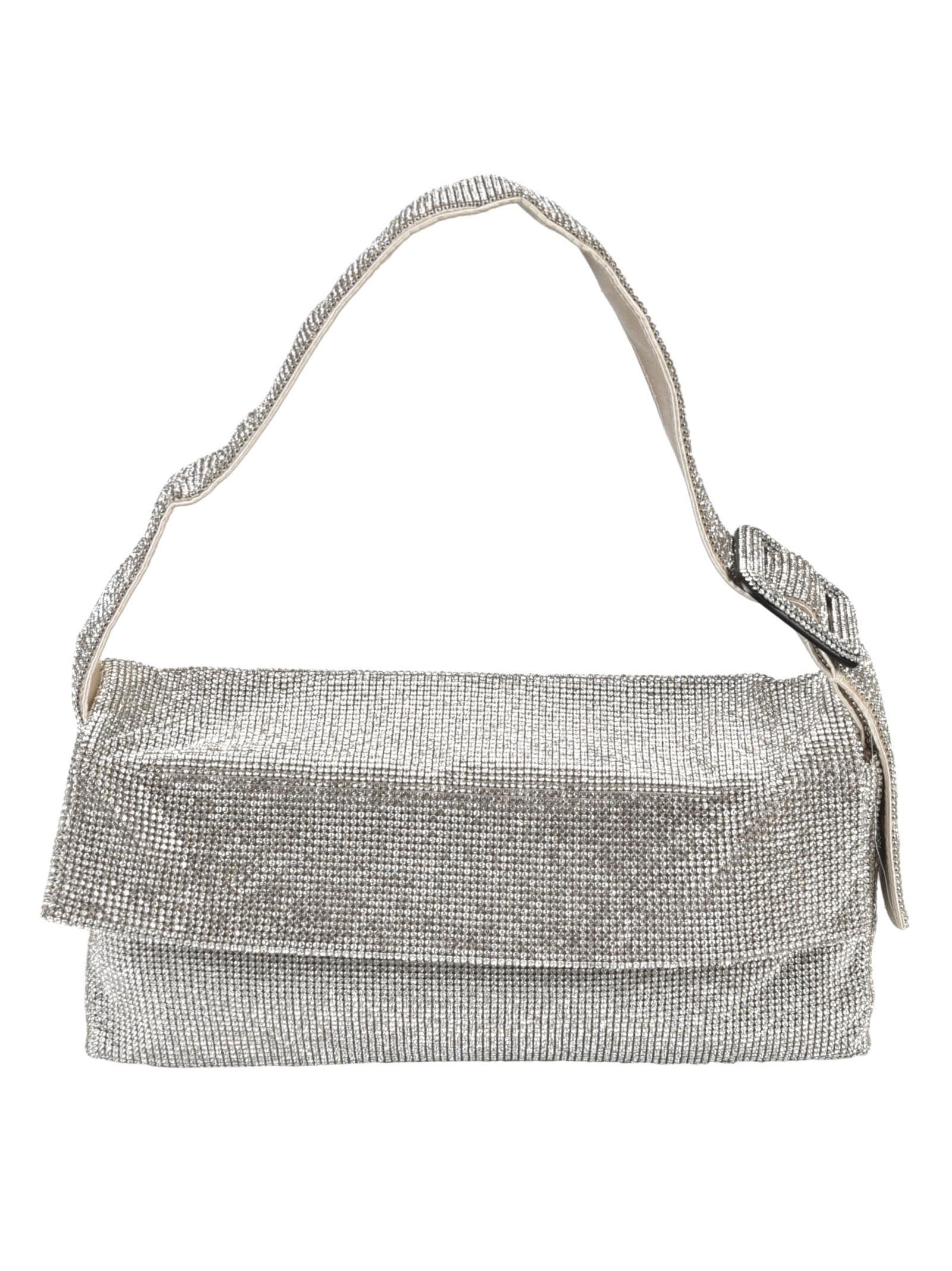Benedetta Bruzziches Crystal Embellished Shoulder Bag