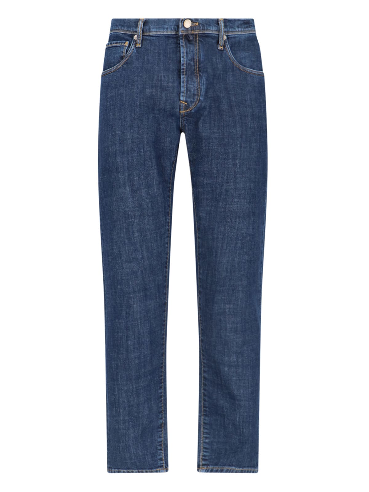 Shop Incotex Slim Jeans In Blue