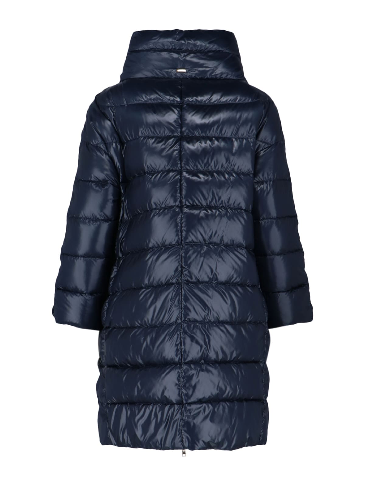 Herno Zip Down Jacket In Blue
