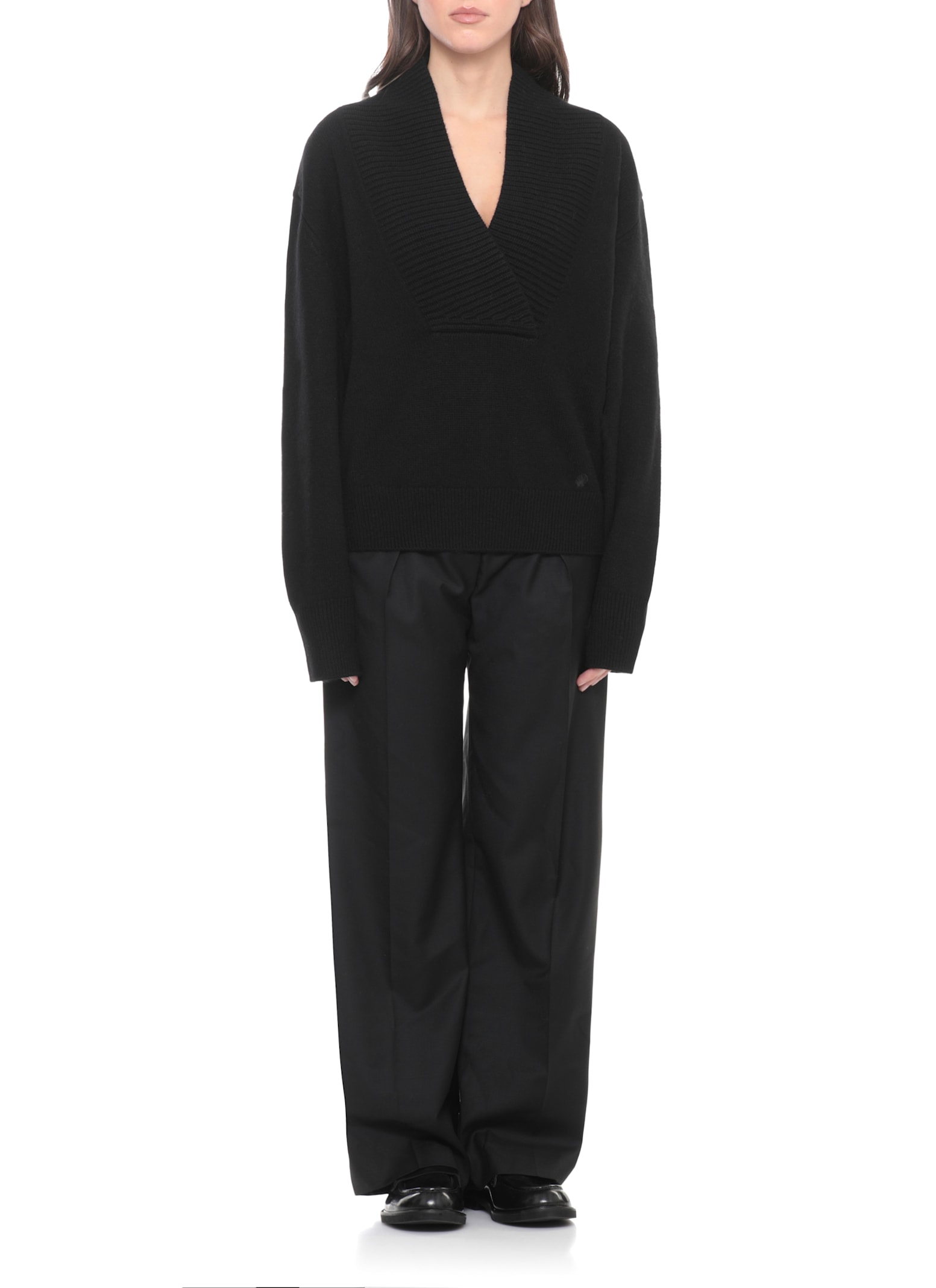 Loulou Studio Makela Sweater In Black