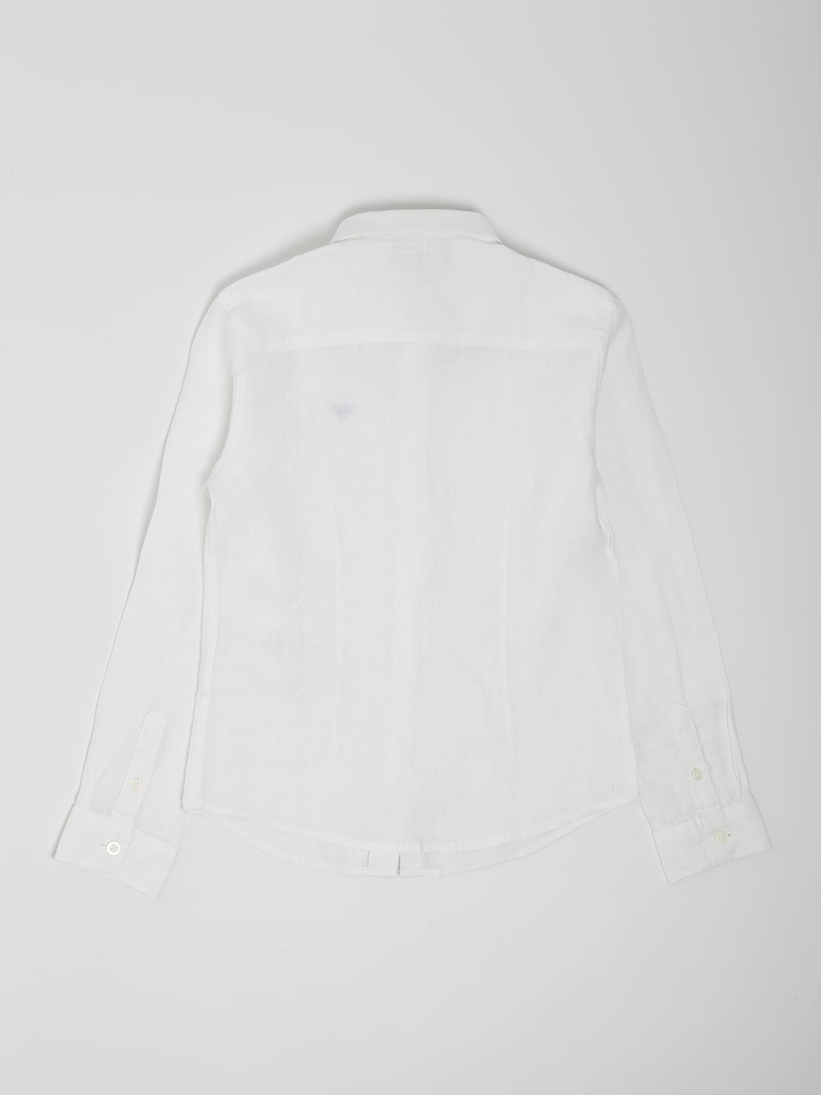 Shop Emporio Armani Shirt Shirt In Bianco