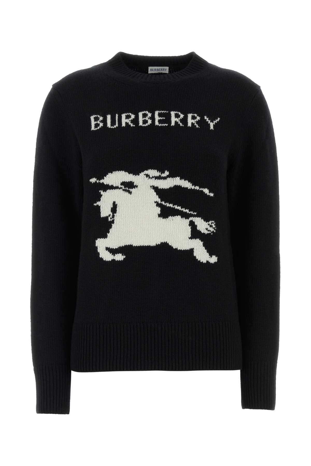Burberry Black Wool Blend Sweater