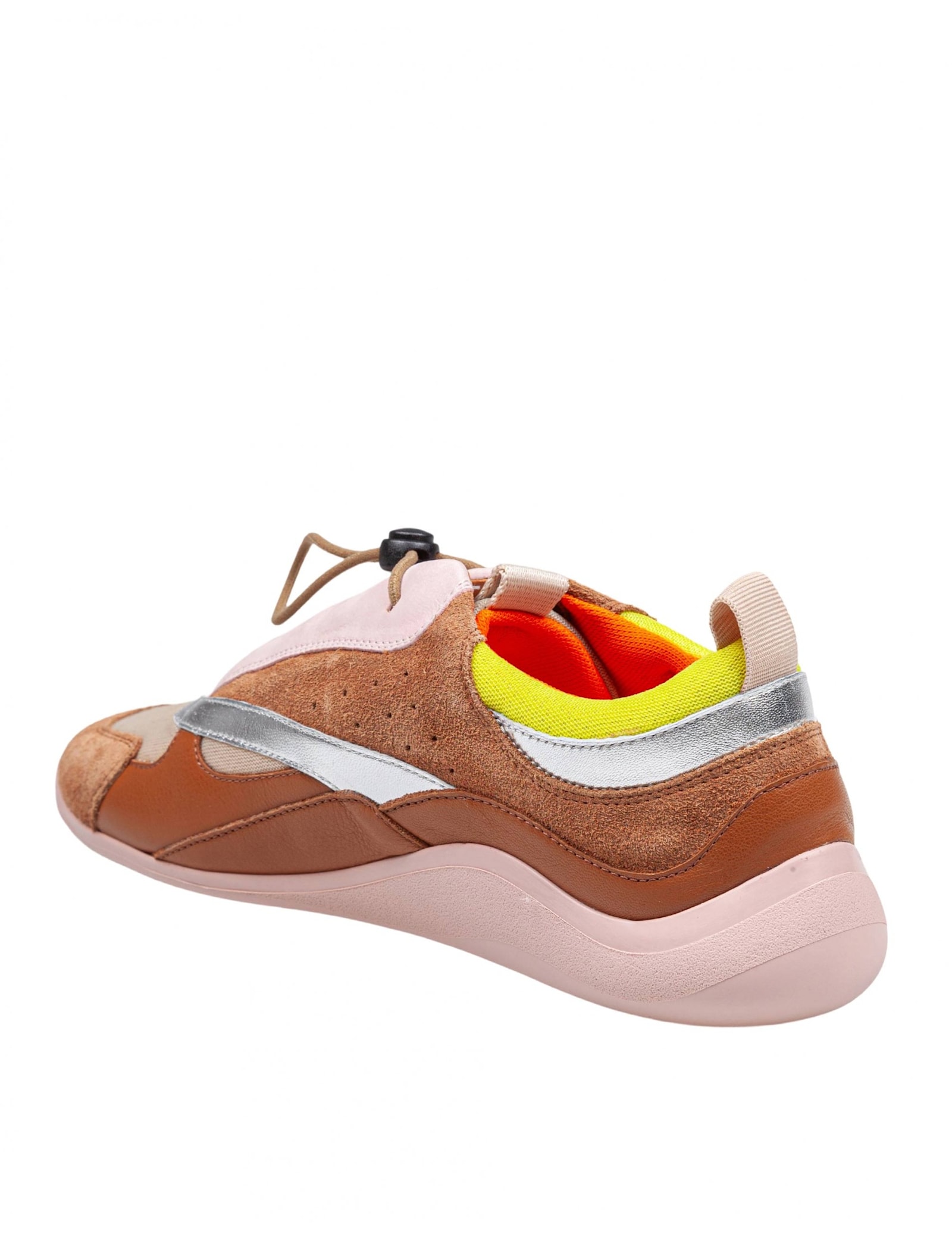 Shop Vic Matie Sneakers In Multicolor Split Leather And Leather