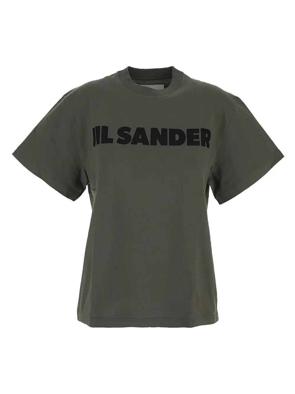 Jil Sander Cotton T-shirt In Green