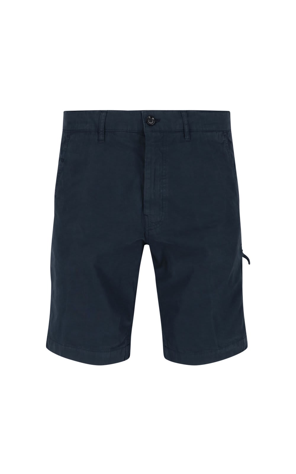 Shop Aspesi Knee High Shorts In Navy