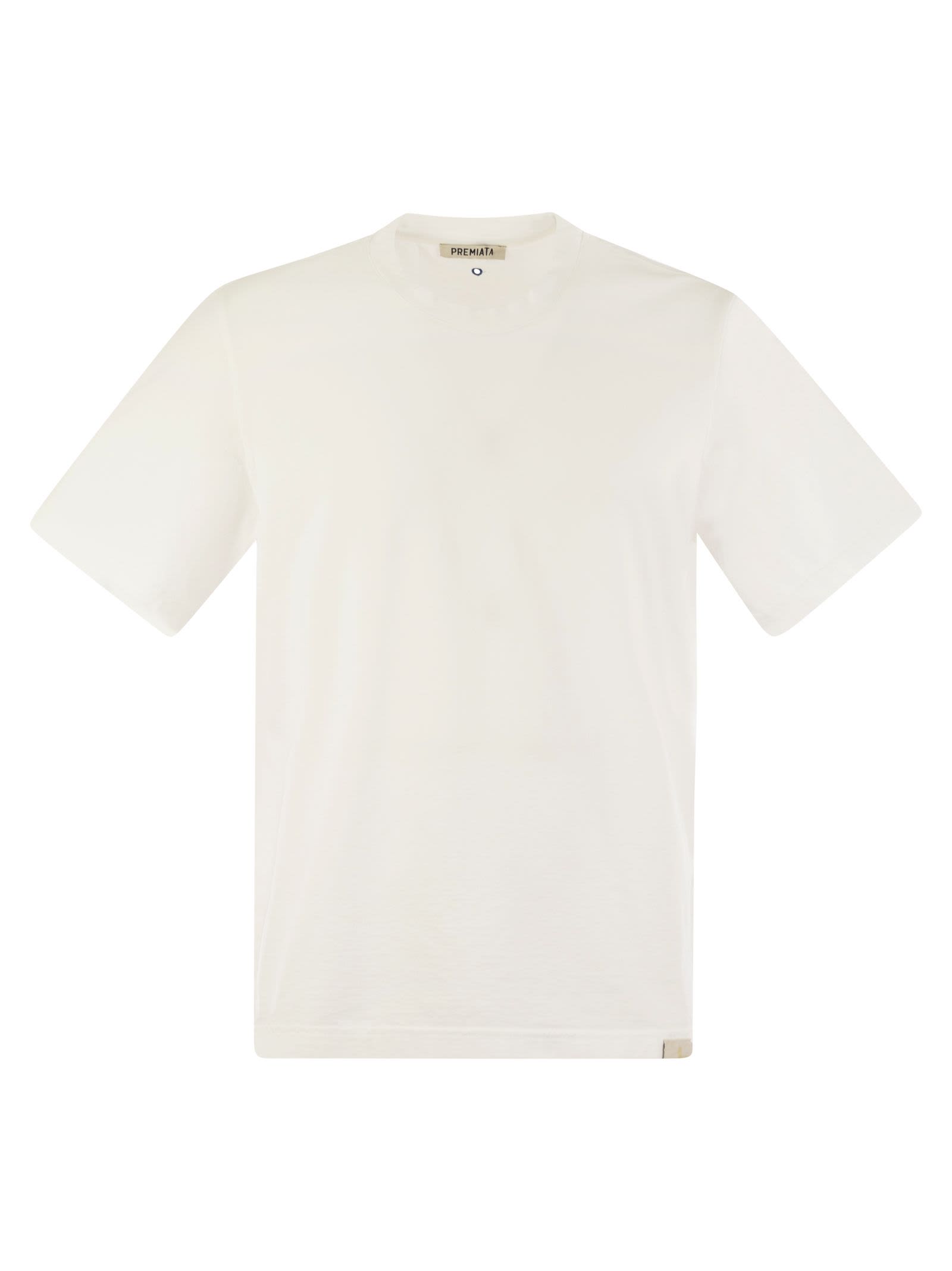 Premiata Cotton Jersey T-shirt In White