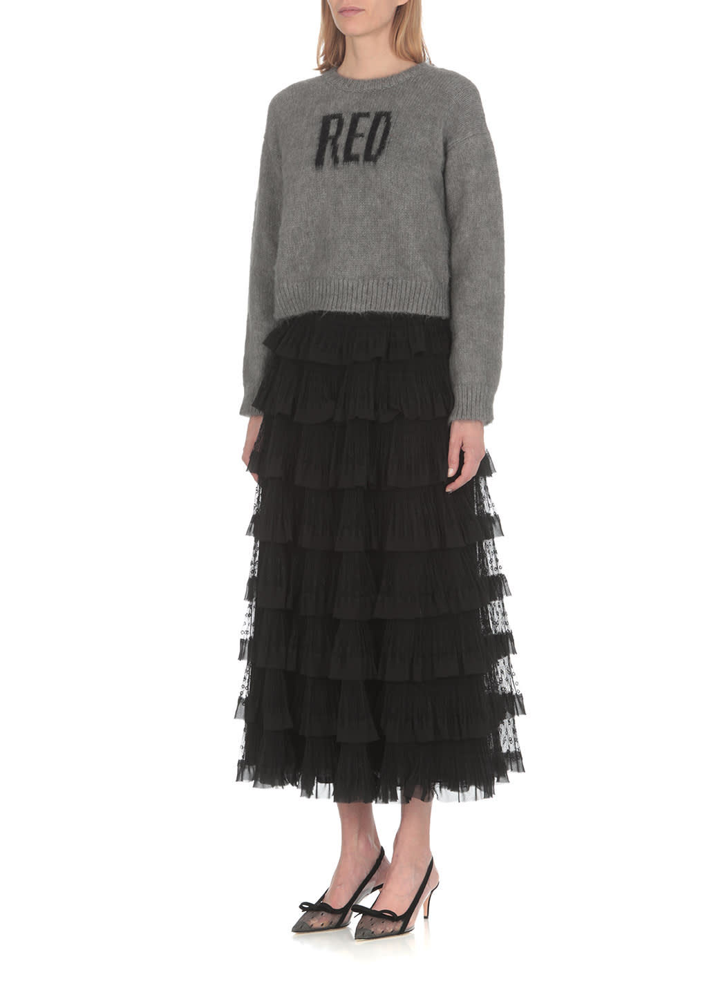 Red Valentino cropped turtleneck buy sweaters