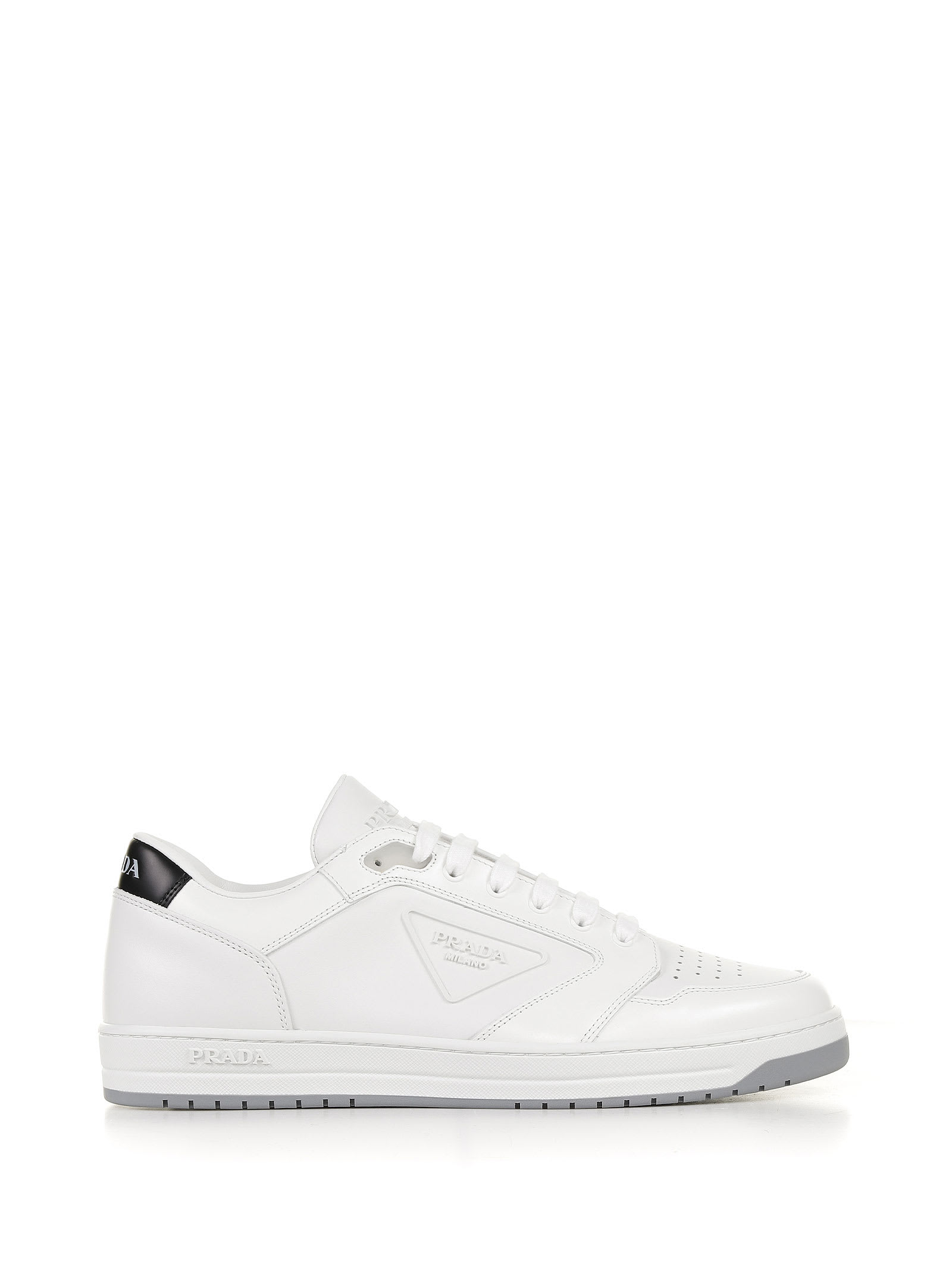 Prada District Leather Sneakers