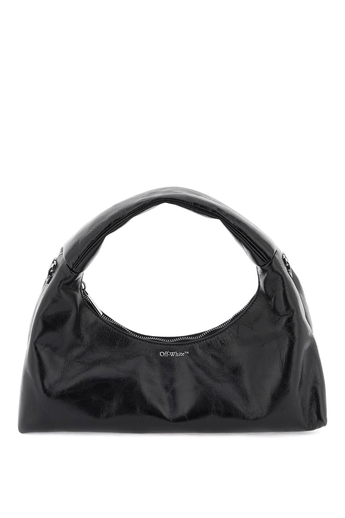 Shop Off-white Arcade Handbag For Women In Black No Color (black)