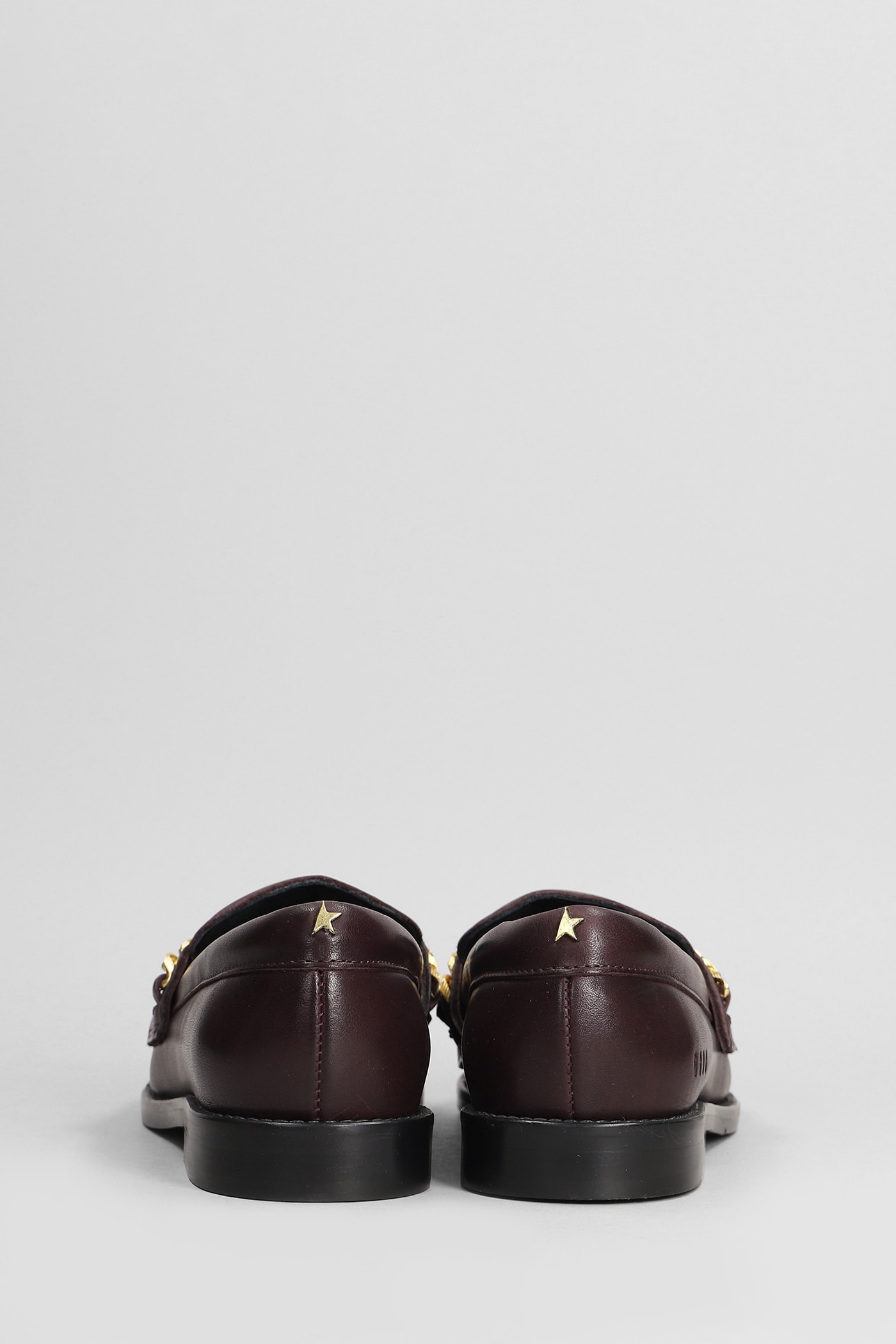 Shop Golden Goose Jerry Loafers In Bordeaux Leather