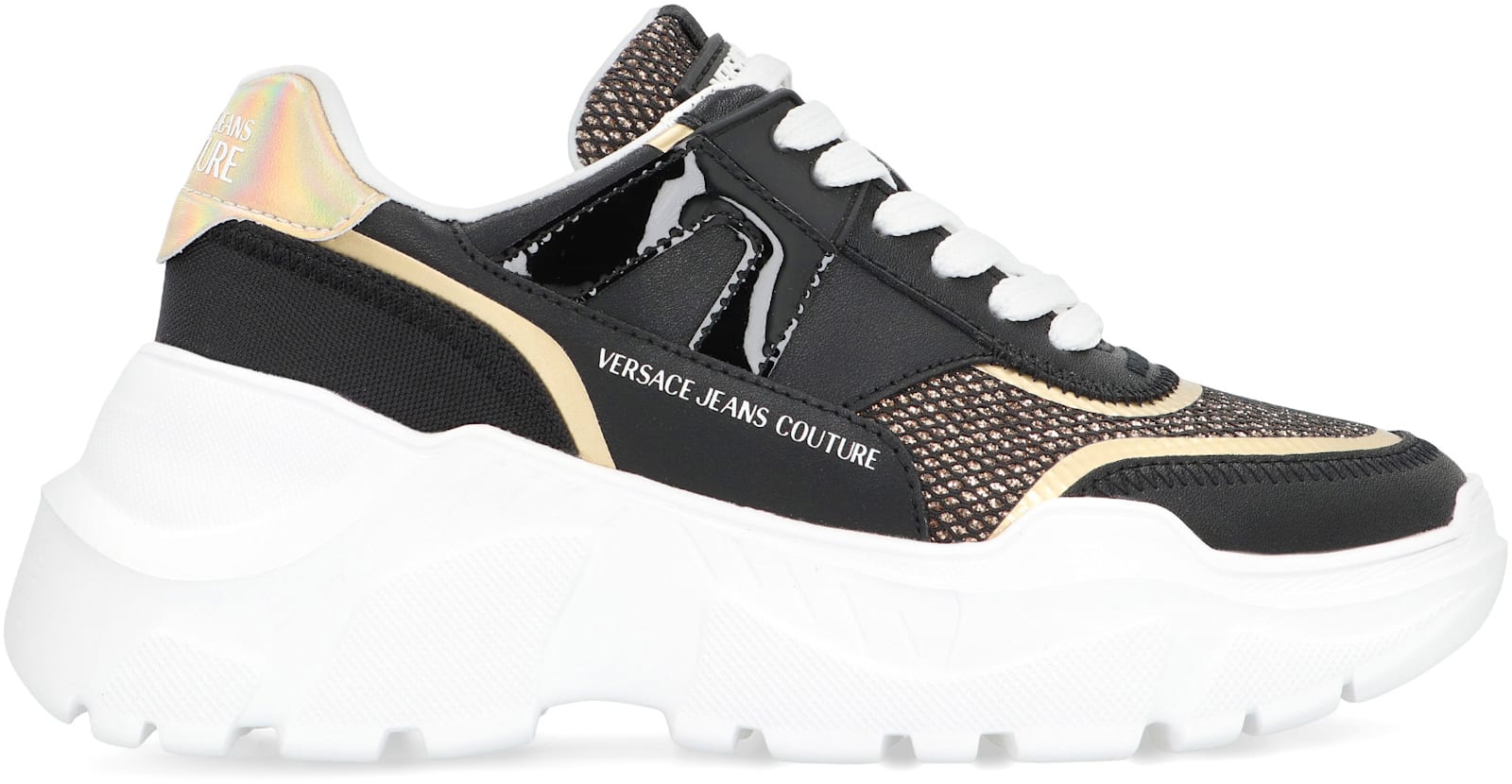 Versace Jeans Couture Speed Track Low-top Sneakers In Black