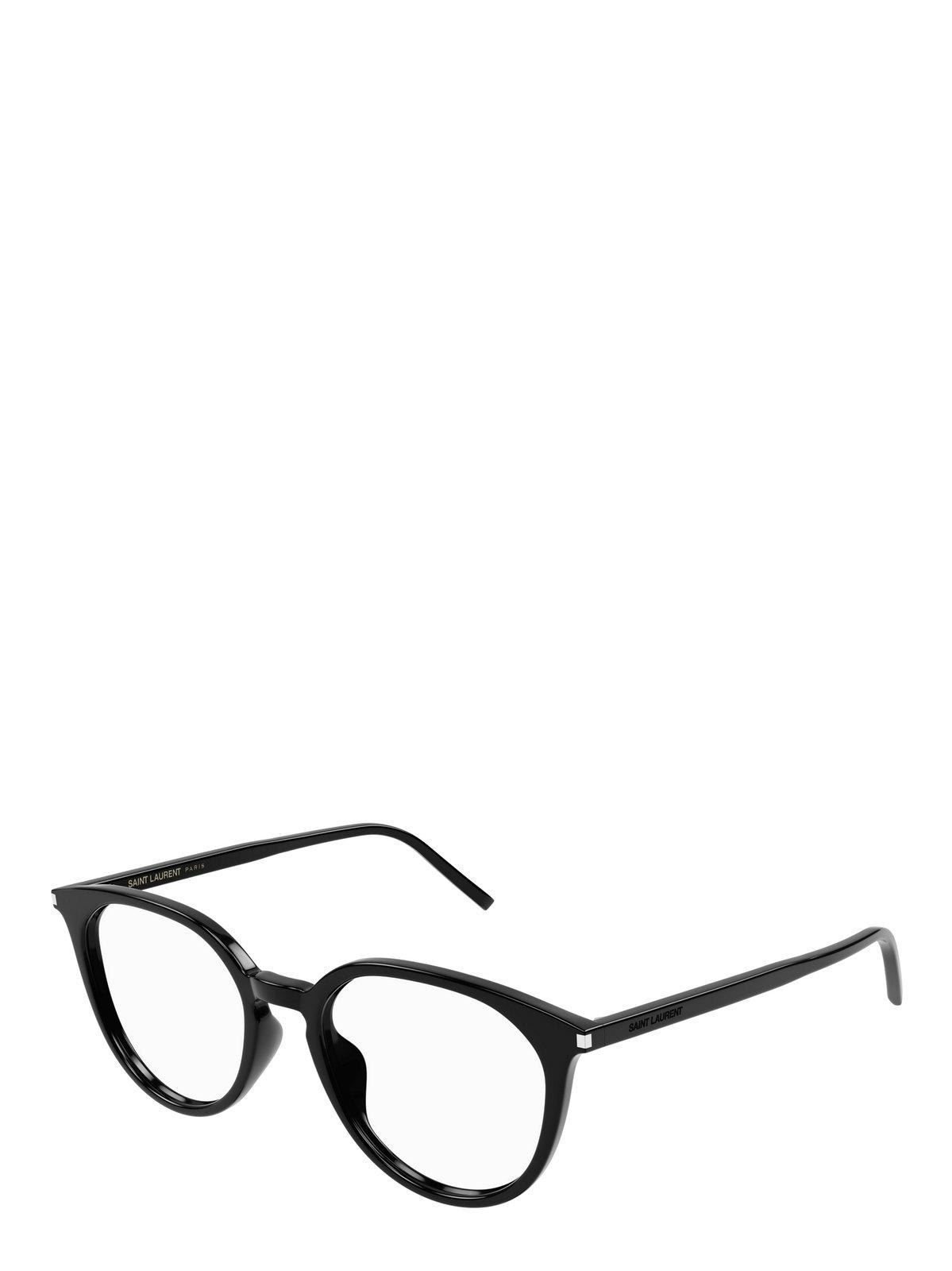 SAINT LAURENT ROUND FRAME GLASSES 