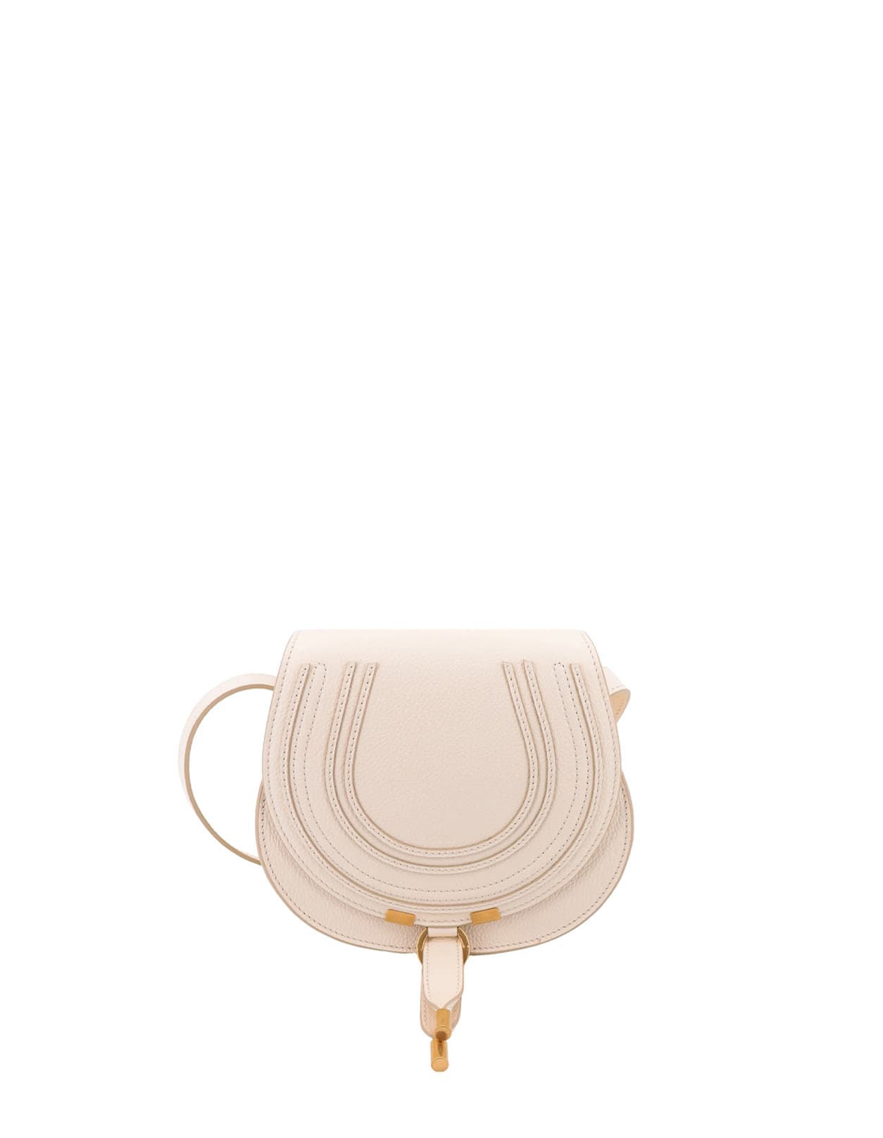 Chloé Mini Marcie Bag In Misty Ivory