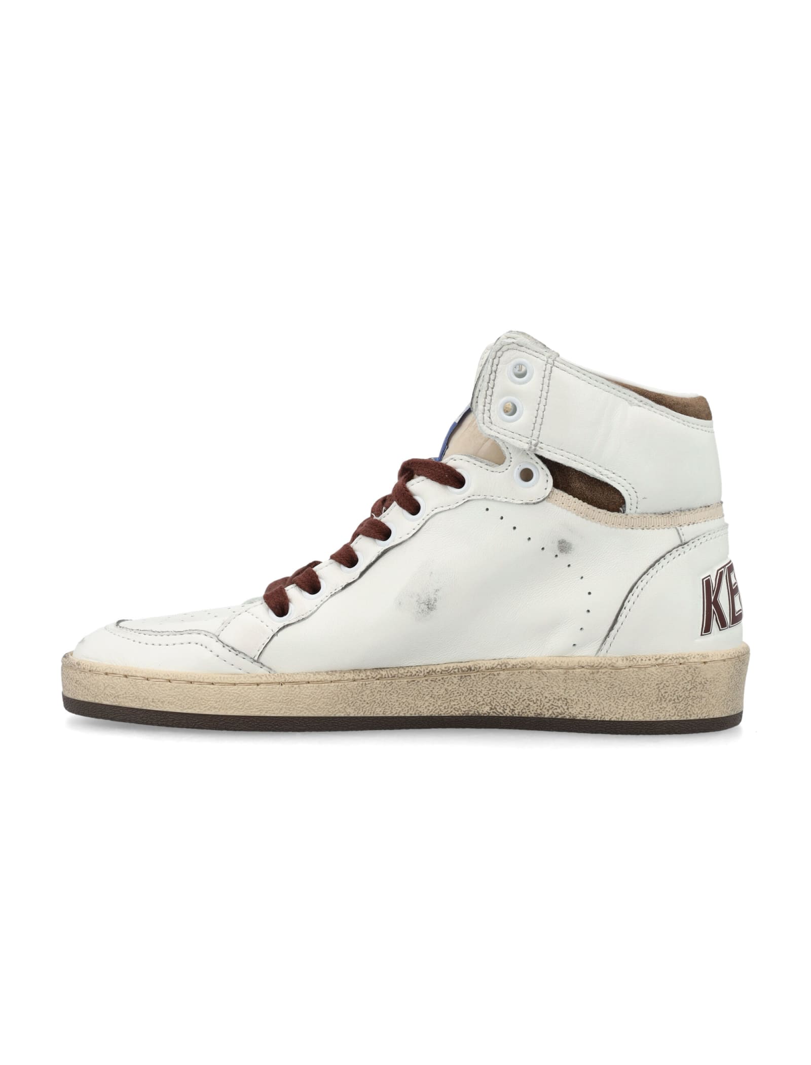 Golden Goose Sky Star Nappa Upper And Spur Nylon Tongue Suede Star In Multi