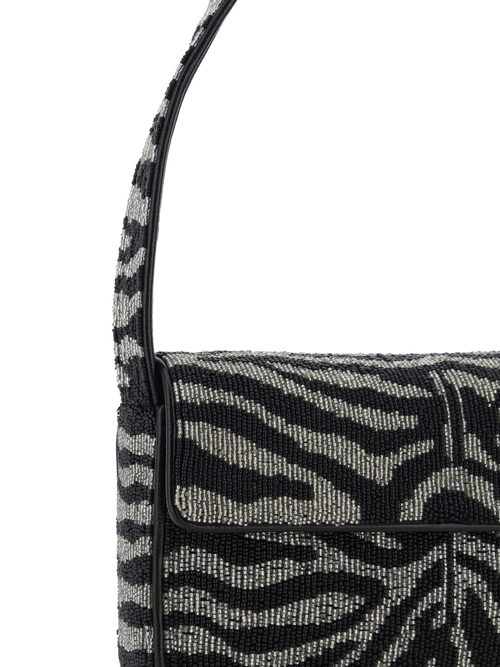 Staud Tommy Beaded Shoulder Bag