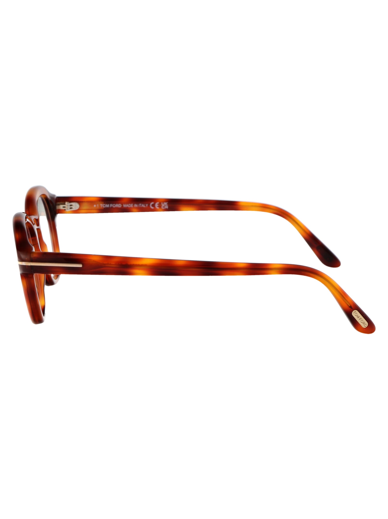 Shop Tom Ford Ft5871-b Glasses In 053 Avana Bionda