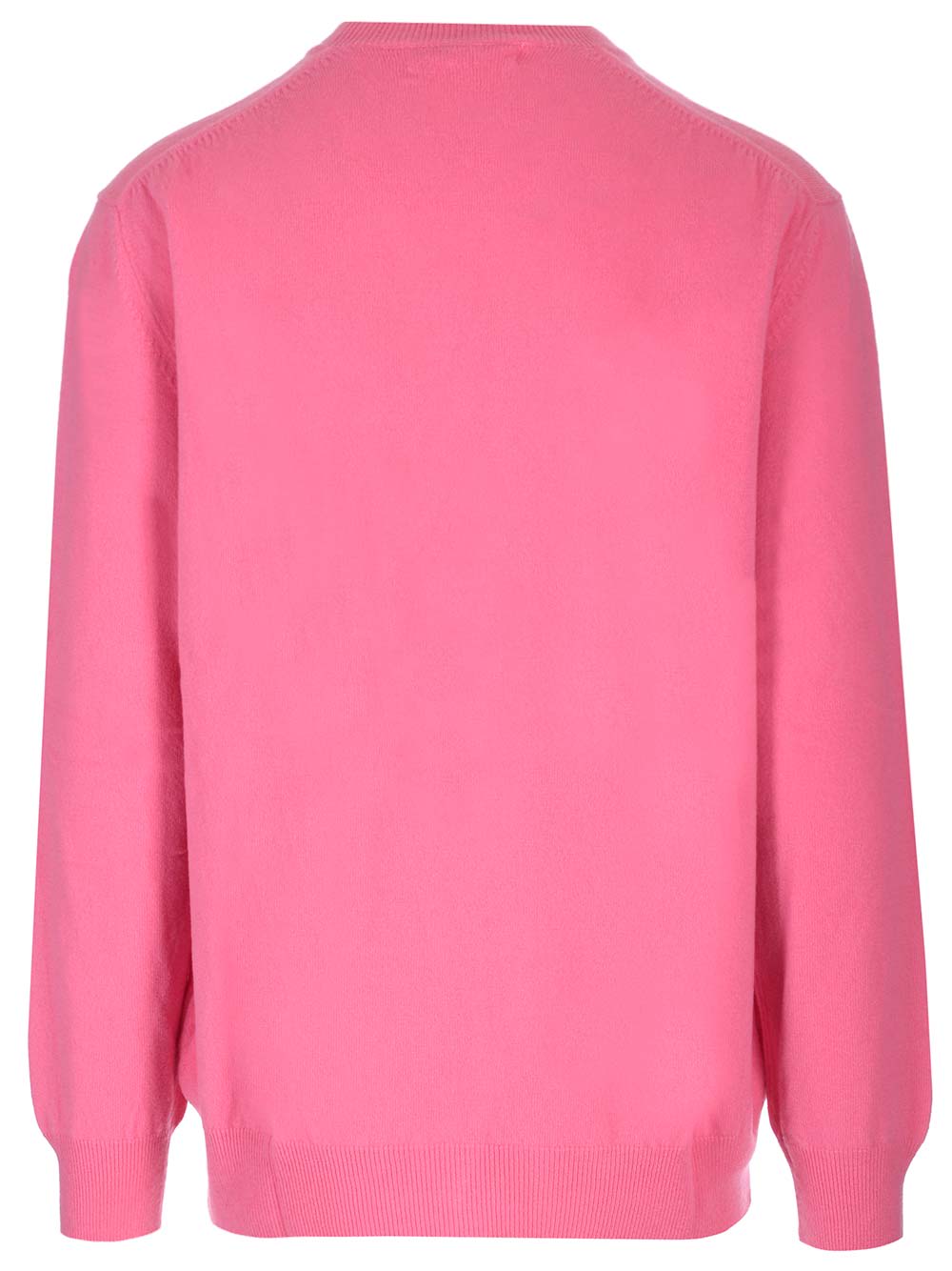 Shop Comme Des Garçons Shirt Pink Wool Sweater