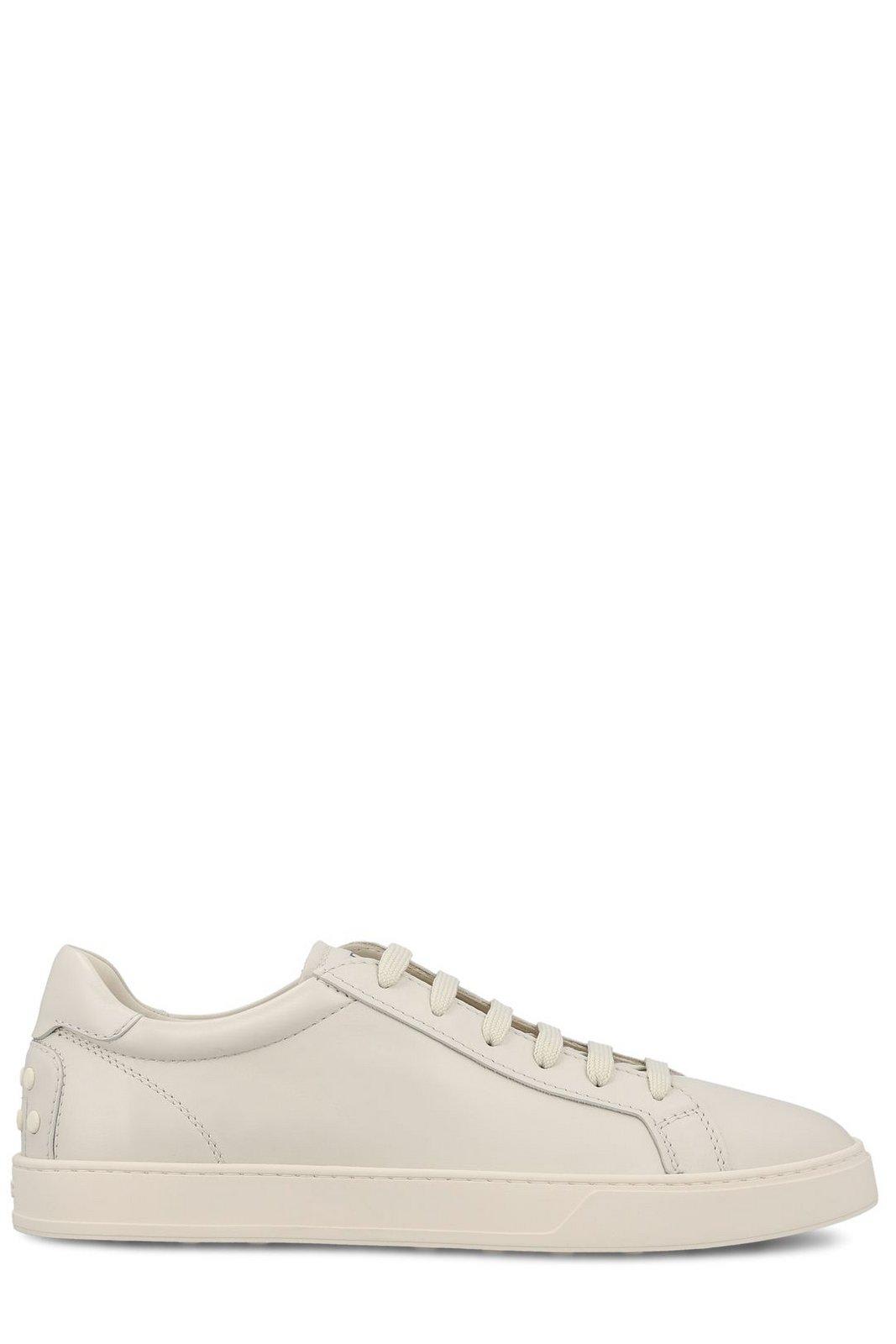 Shop Tod's Round-toe Lace-up Sneakers