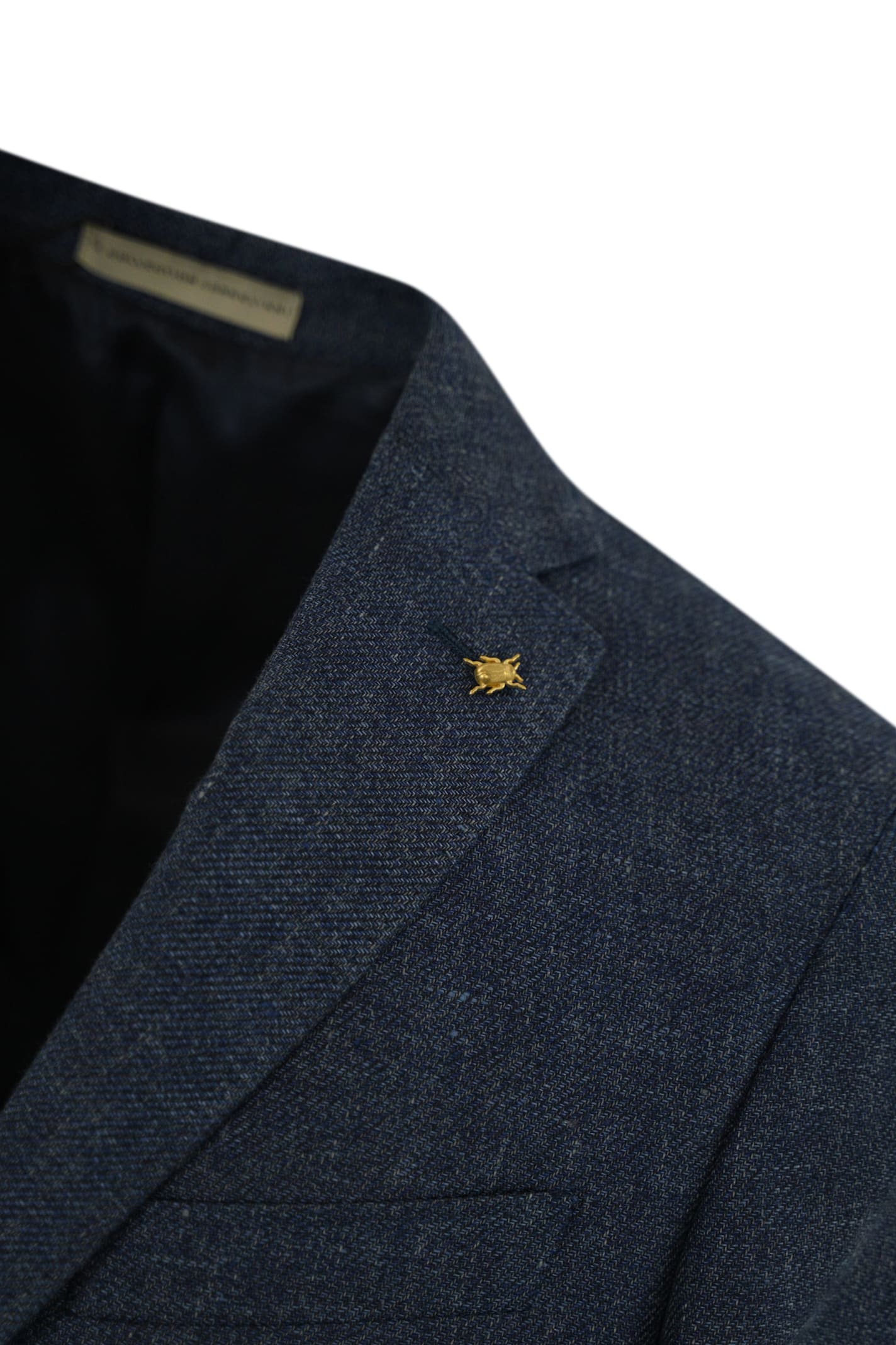 Corneliani Single-breasted Jacket In Linen And Lyocell